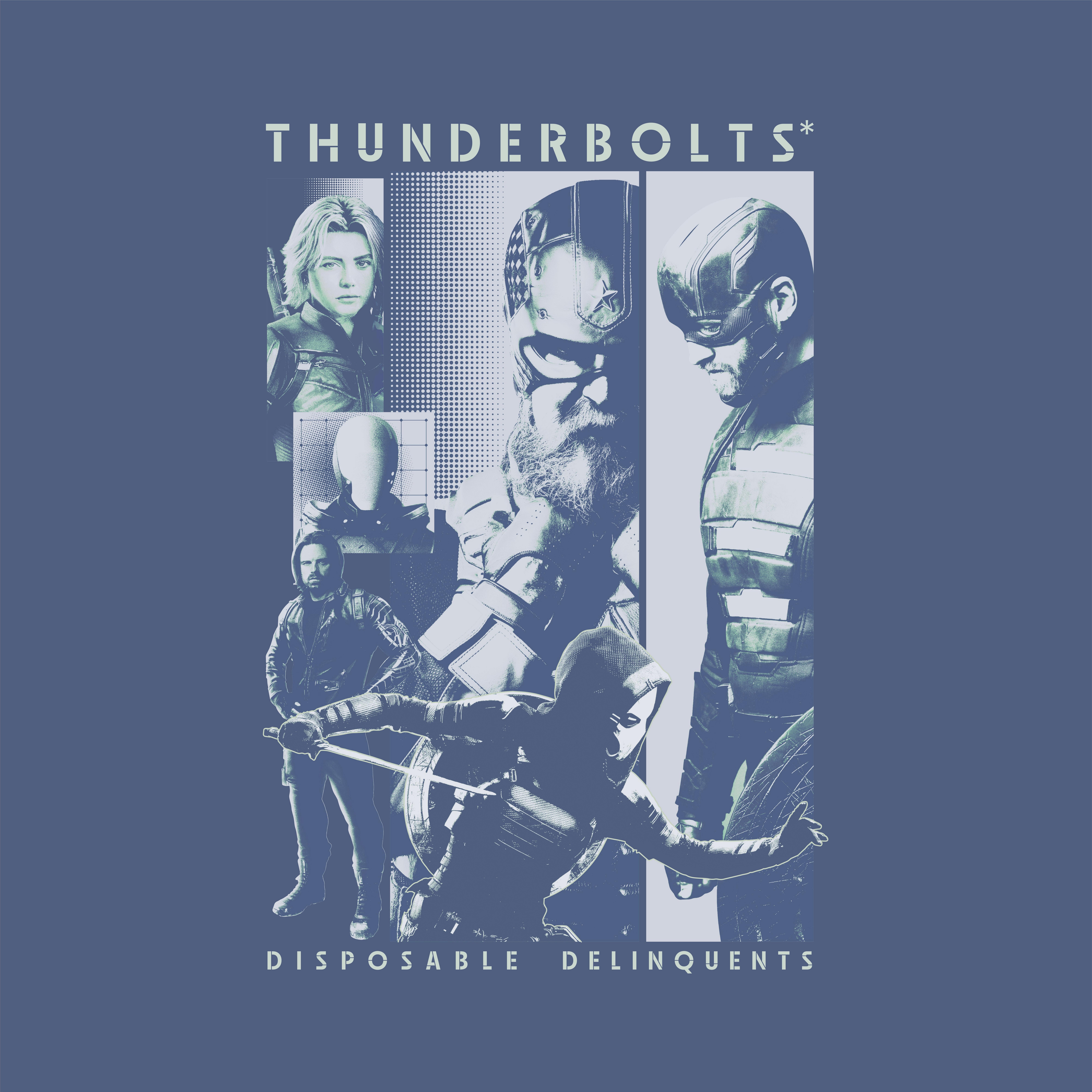 Marvel Thunderbolts Disposable Delinquents Graphic T-Shirt GameStop Exclusive
