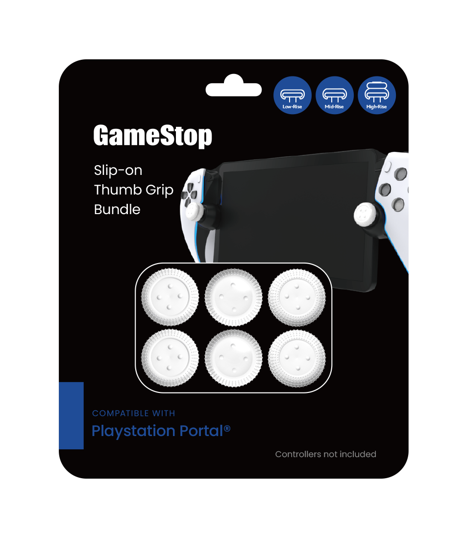 GameStop Slip On Thumb Gripper Set for PlayStation Portal | GameStop