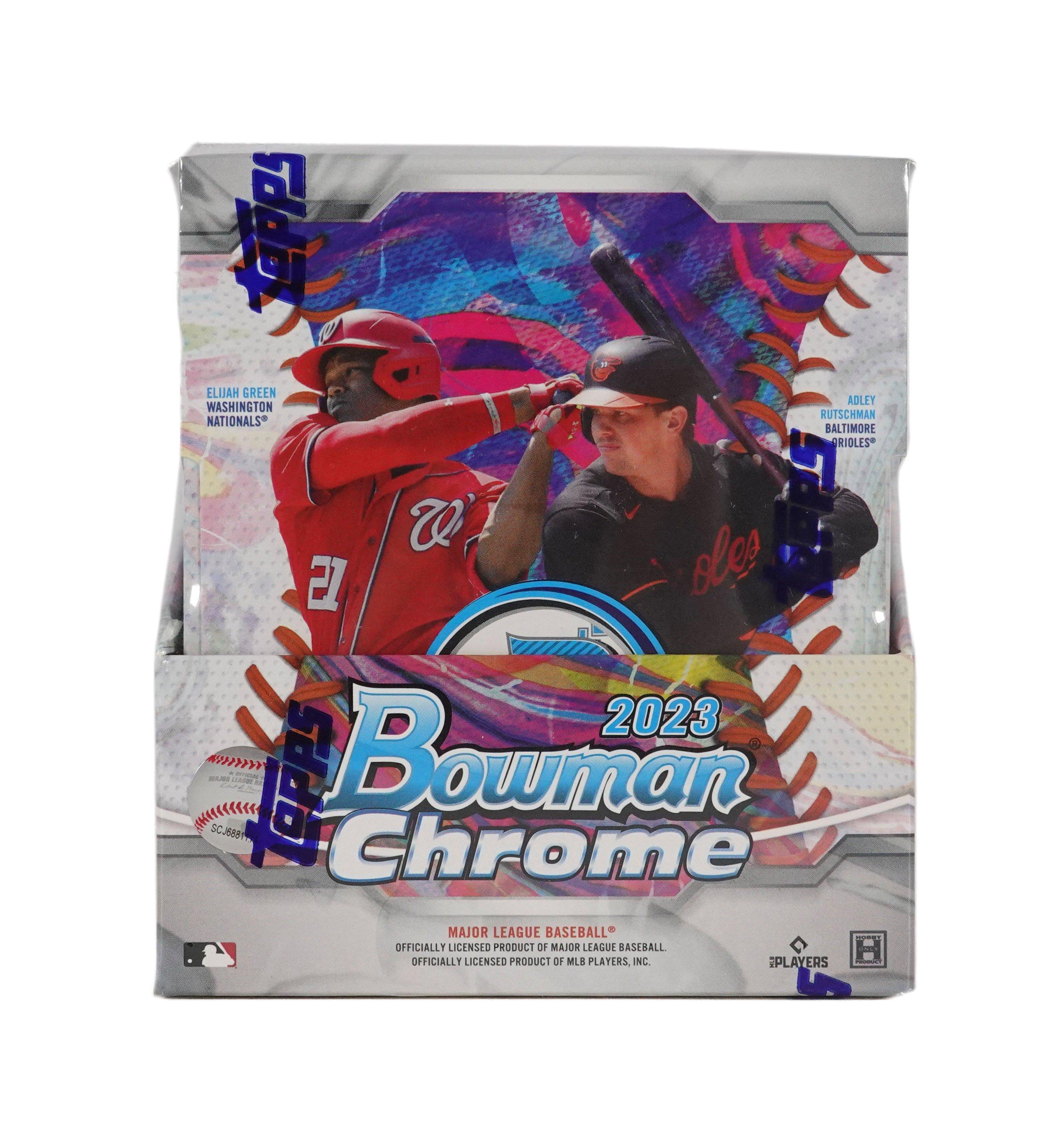 2023 Bowman Chrome MLB Baseball Hobby Box