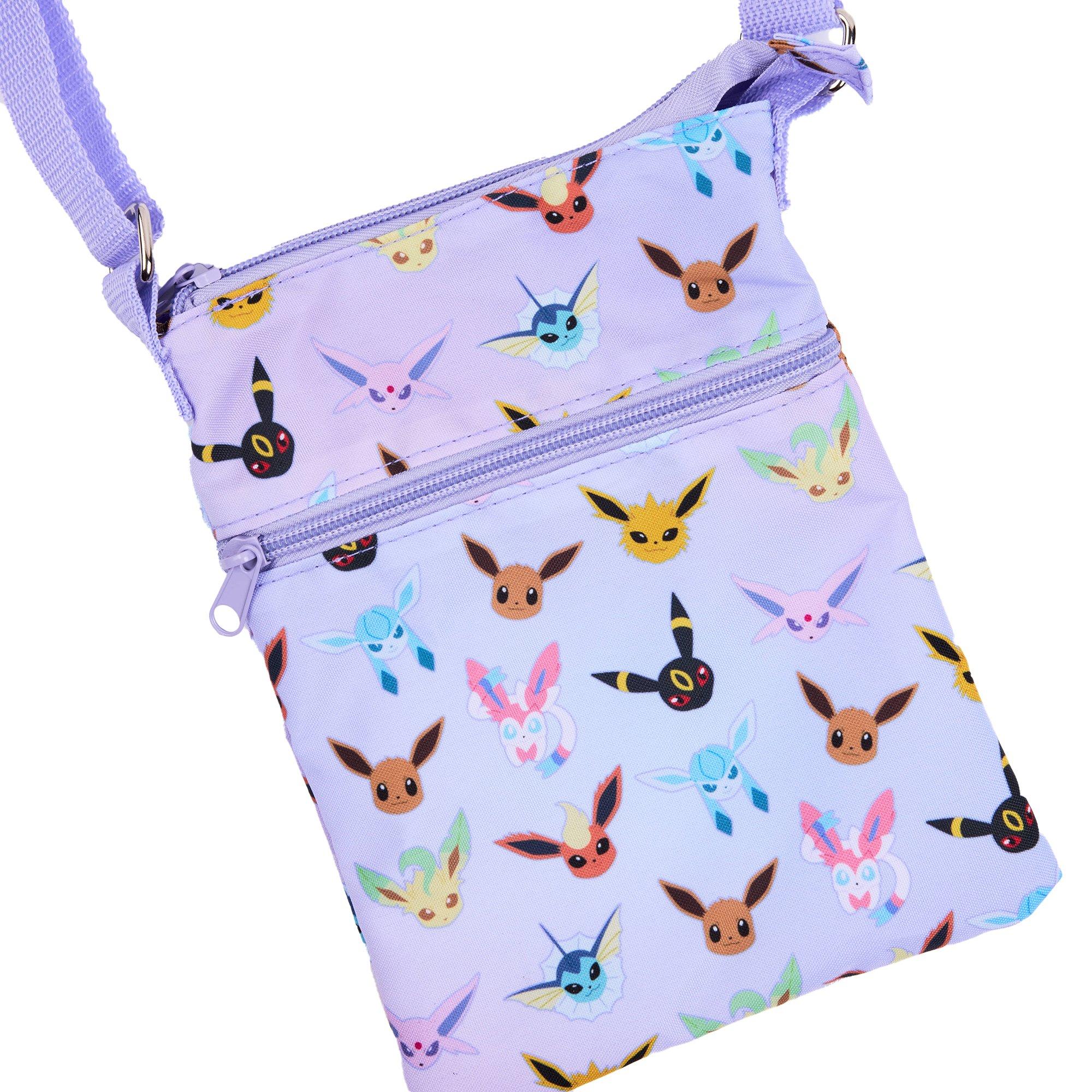 Pokemon Eevee Evolutions Passport Crossbody Bag GameStop Exclusive