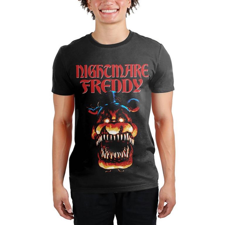 Five Nights at Freddy's Nightmare Freddy Double Sided Graphic T-Shirt GameStop Exclusive