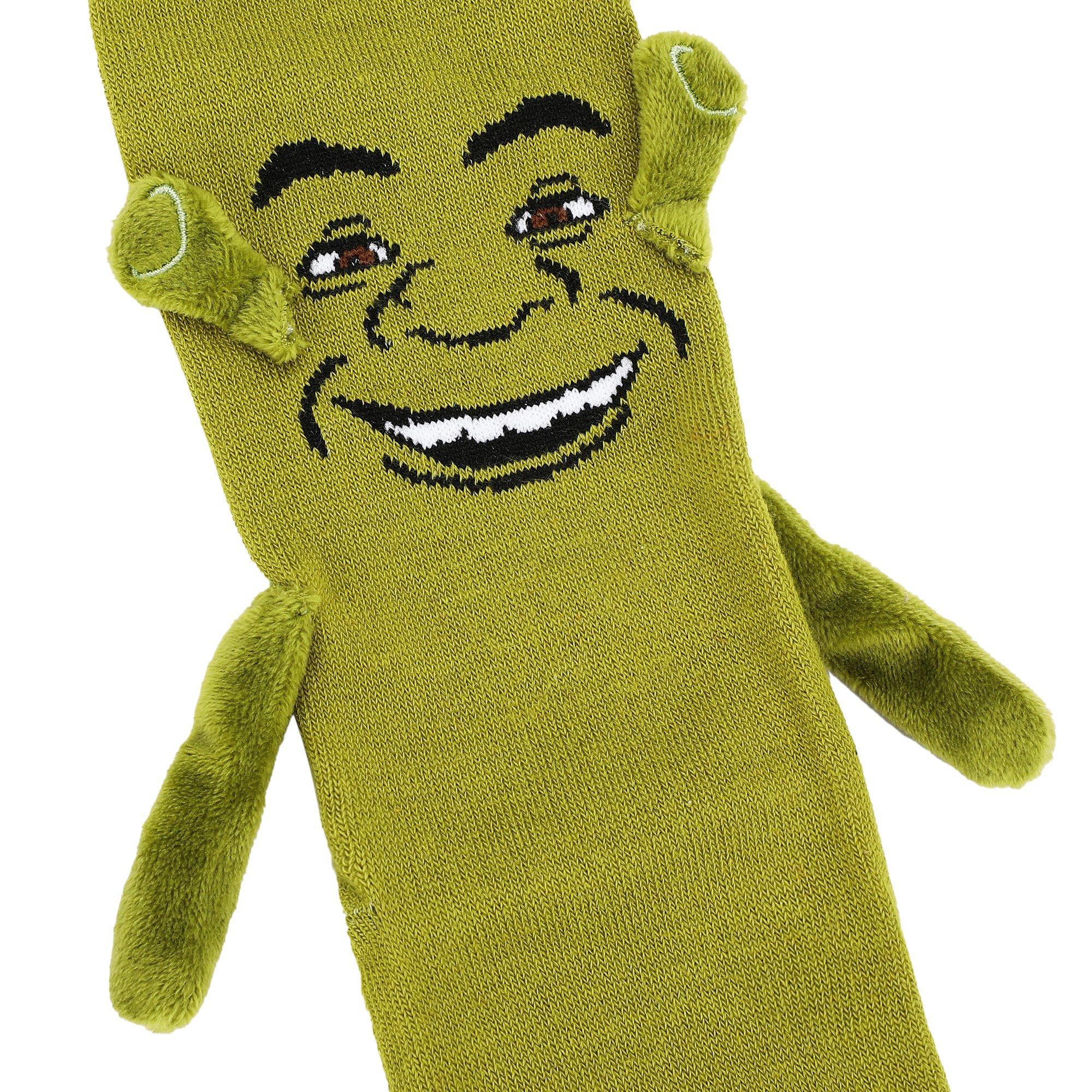 Dreamworks Shrek the Movie Shrek and Donkey Magnetic 3D Crew Socks