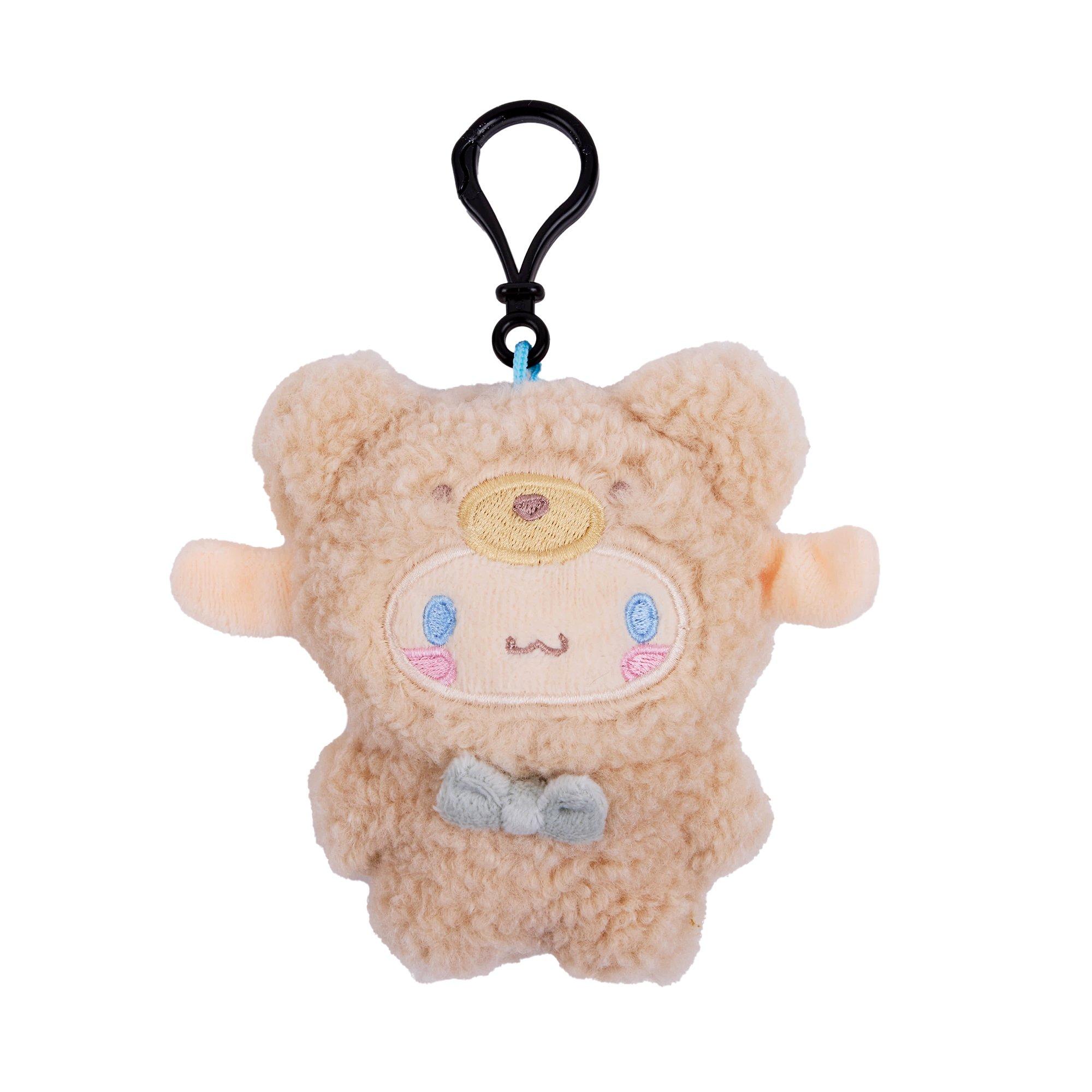 Sanrio Hello Kitty and Friends Cinnamoroll Cafe Latte Bear Plush Keychain Gamestop Exclusive, Bioworld Merchandising