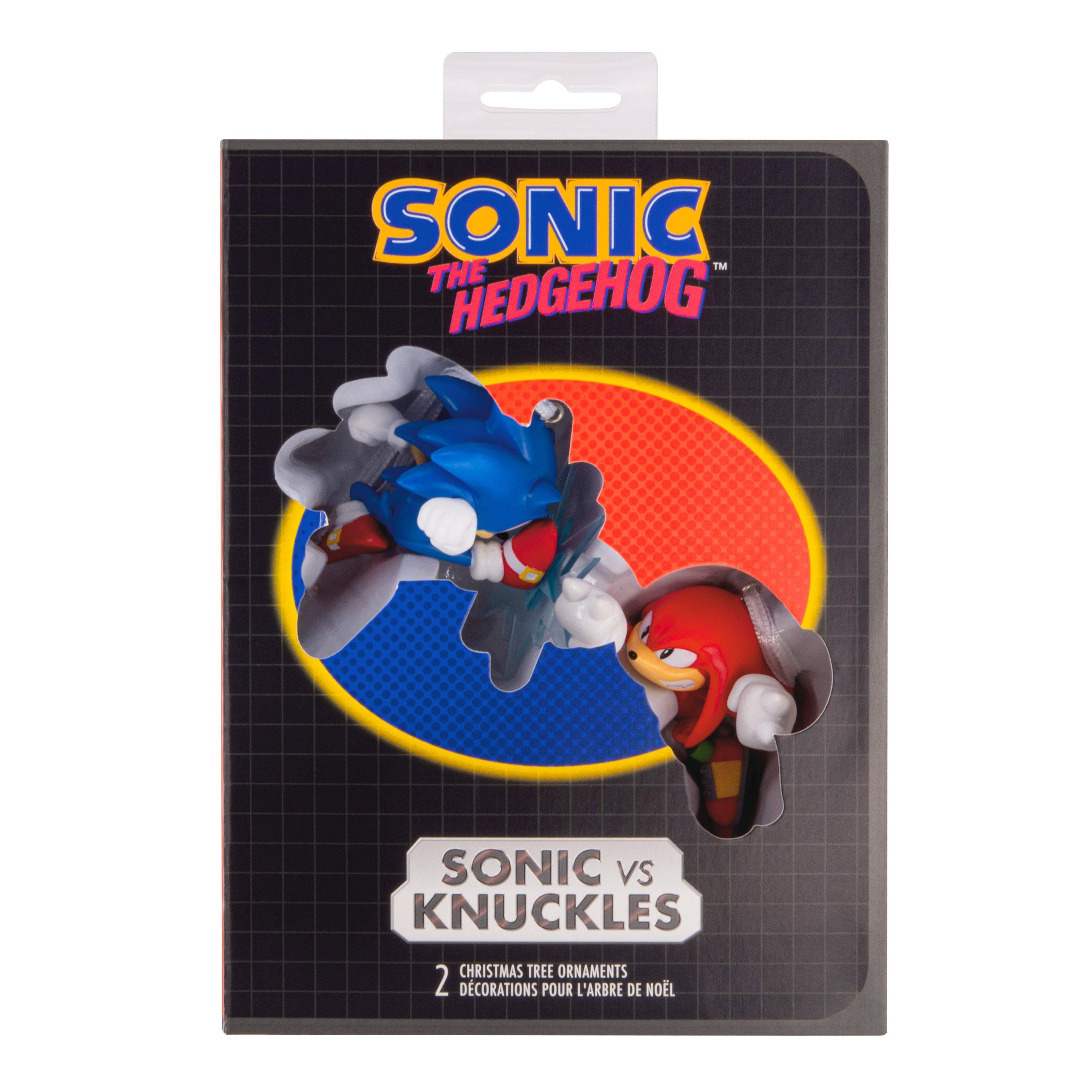 Hallmark Sonic The Hedgehog Sonic and Knuckles Christmas Ornament Set