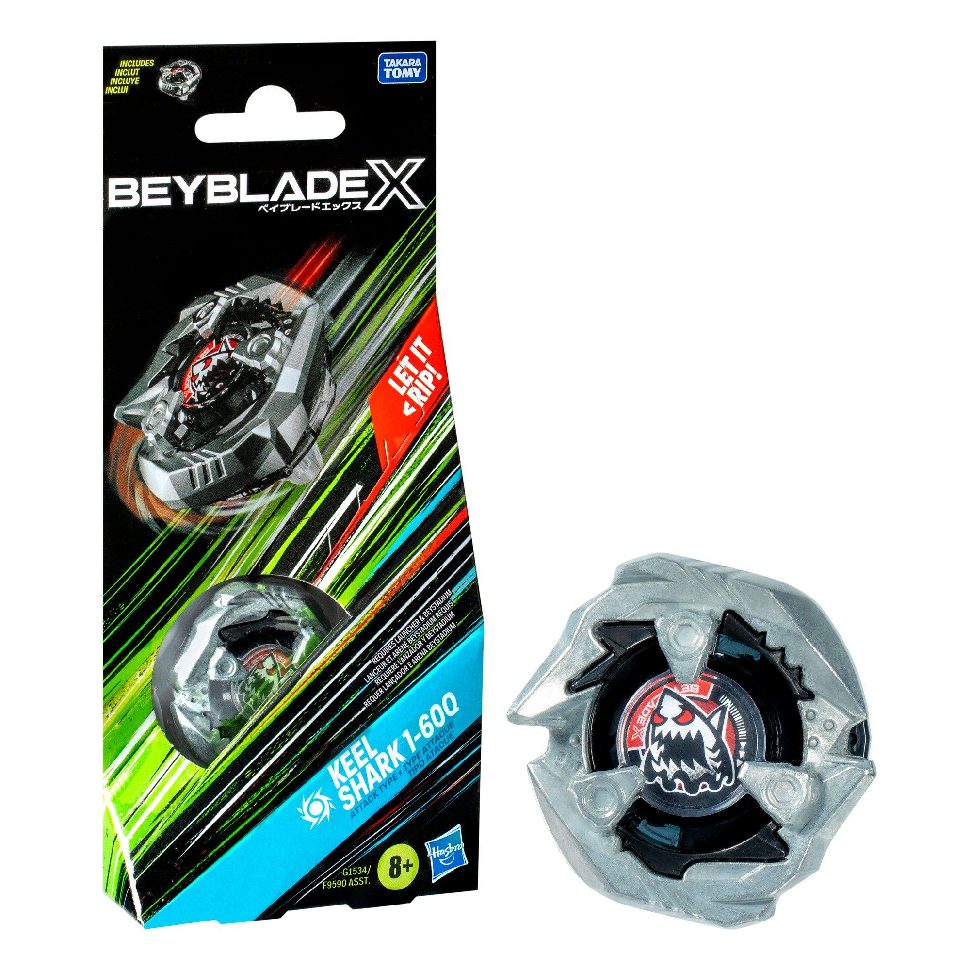 Hasbro Beyblade X Keel Shark 1-60Q Booster Pack Set