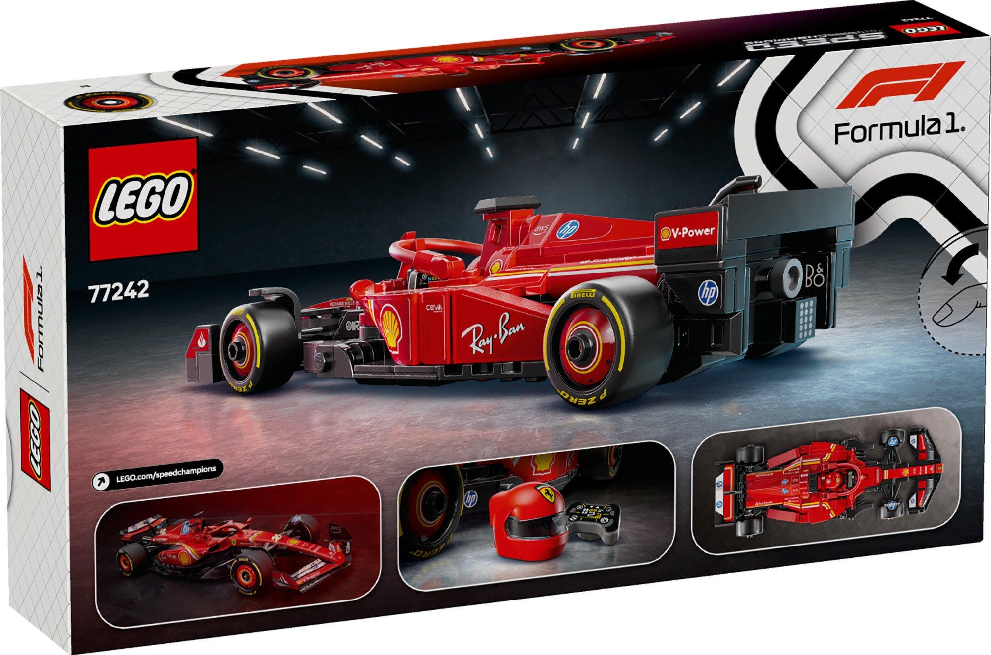 LEGO Speed Champions Ferrari SF-24 F1 Race Car Building Set 77242