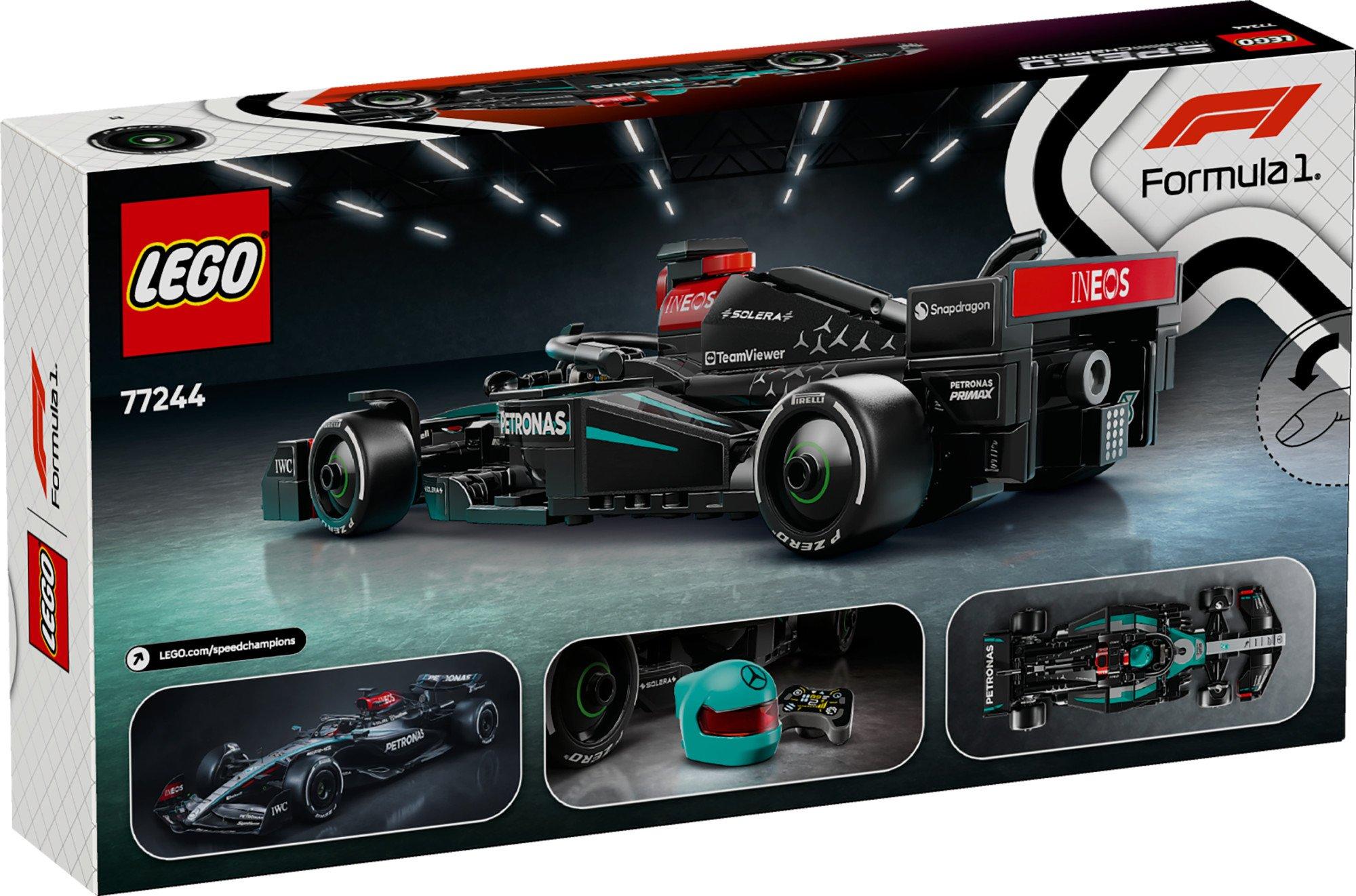 LEGO Speed Champions Mercedes-AMG F1 W15 Race Car Building Toy 77244