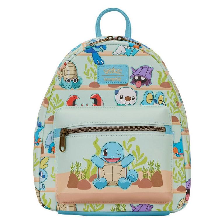 Loungefly Pokemon Water Type Aquarium Mini Backpack GameStop Exclusive