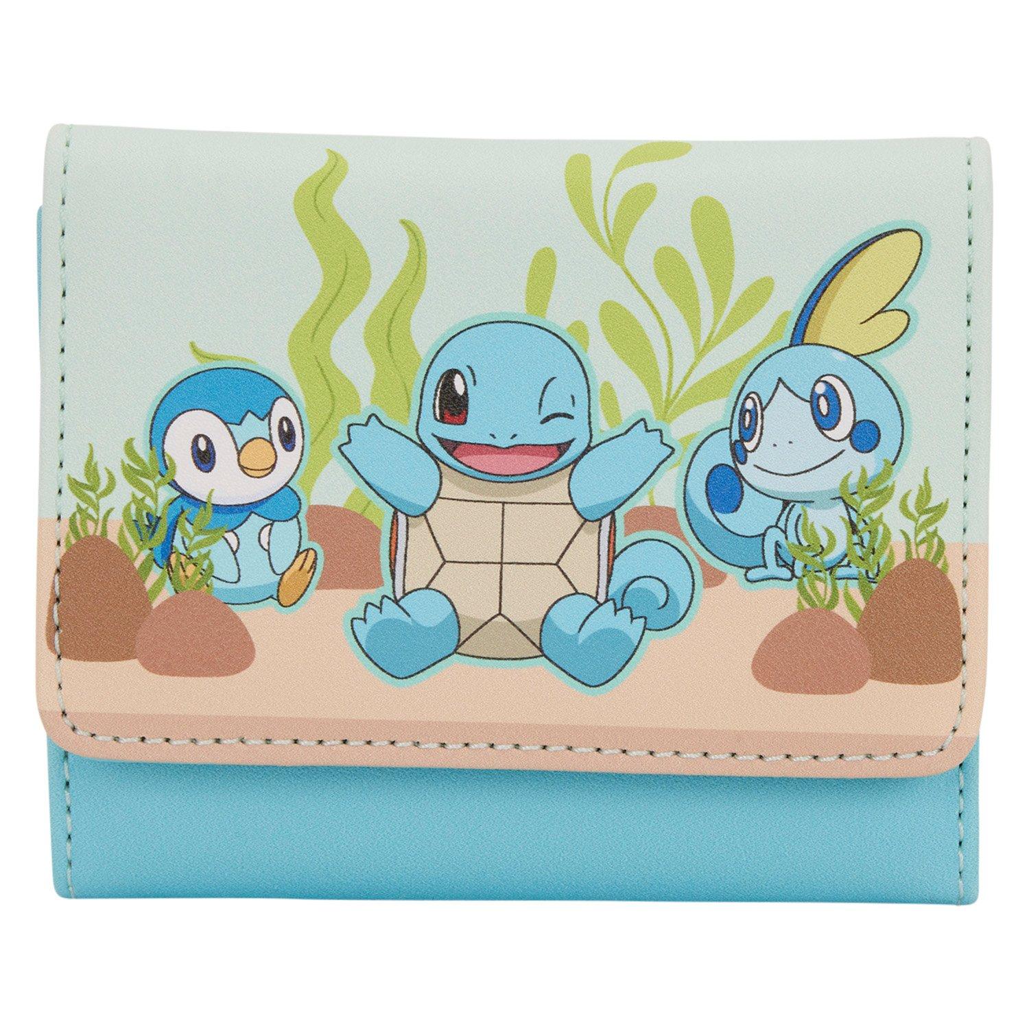 Loungefly Pokemon Water Type Aquarium Mini Flap Wallet GameStop Exclusive