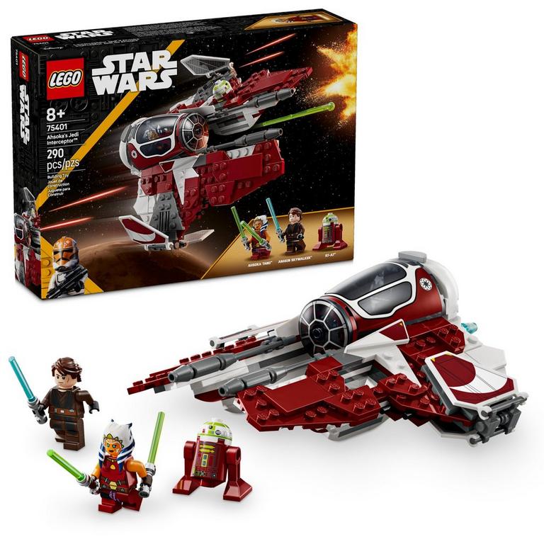 LEGO Star Wars Ahsoka's Jedi Interceptor Building Toy 75401 GameStop