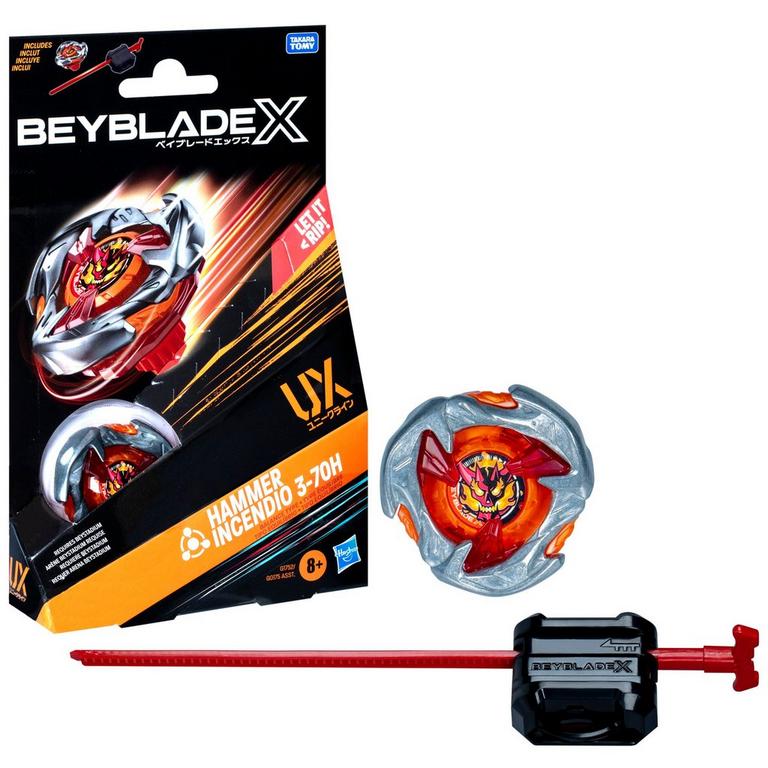 Hasbro Beyblade X Hammer Incendio 3-70H UX Starter Pack Set