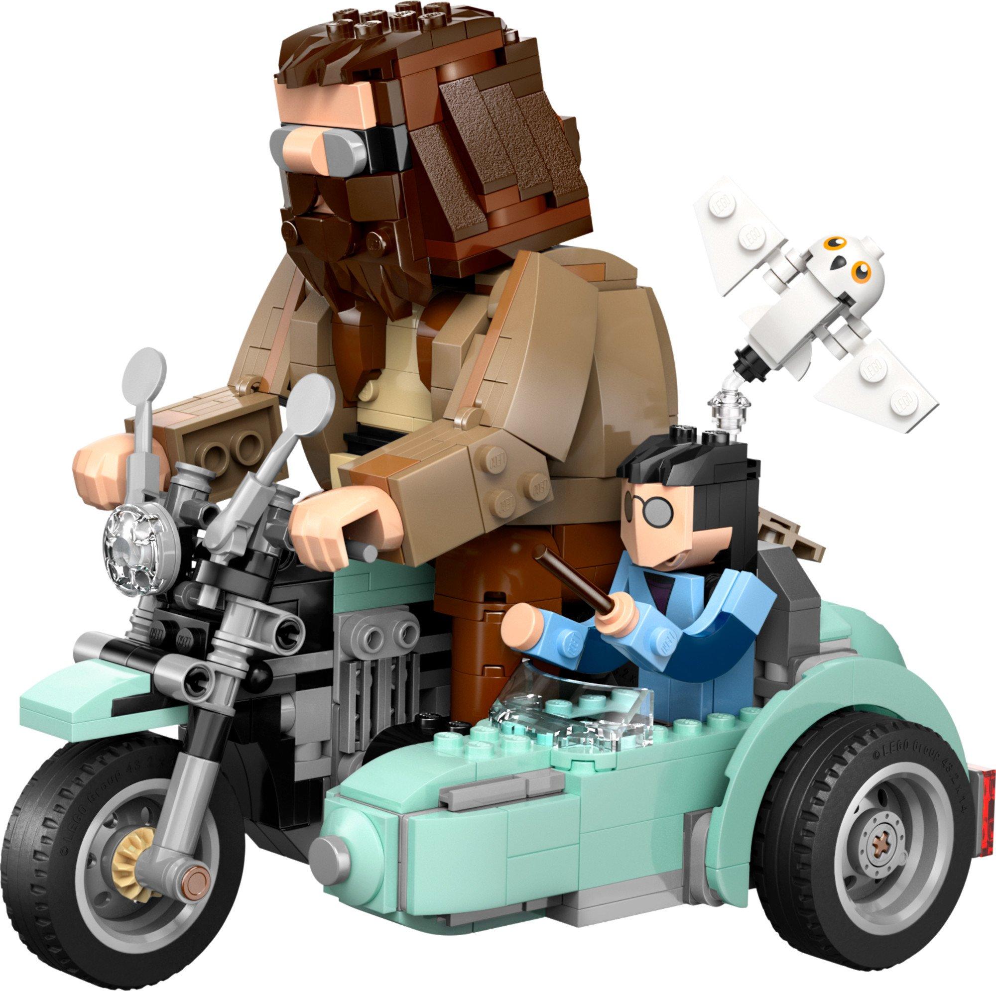 LEGO Harry Potter Hagrid and Harry's Motorcycle Ride Building Toy 76443