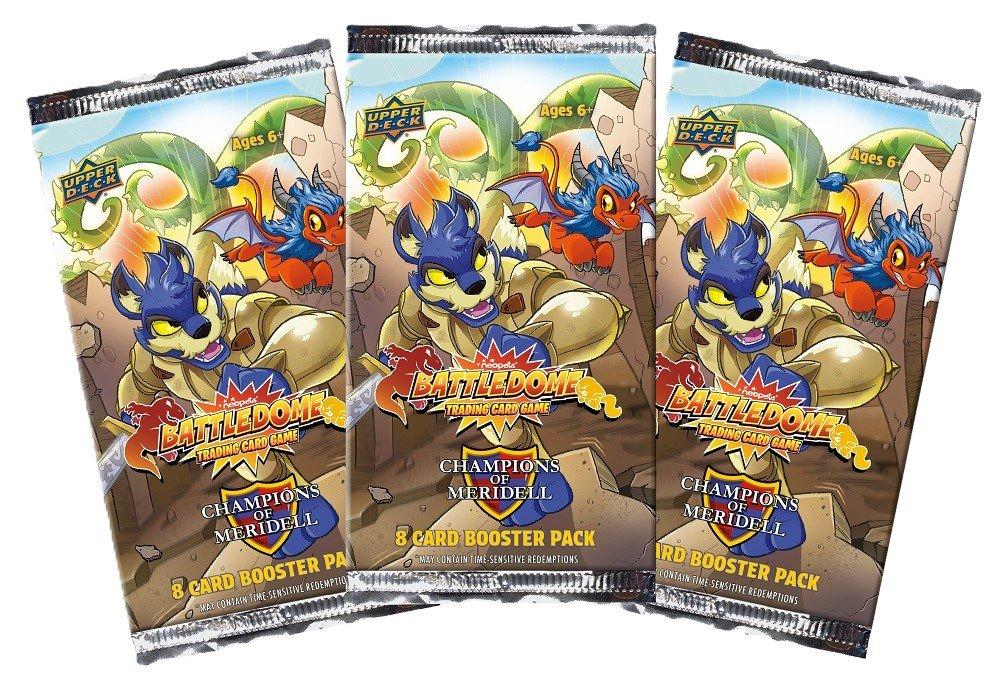 Neopets Battledome Trading Card Game Champions of Meridell Booster Pack