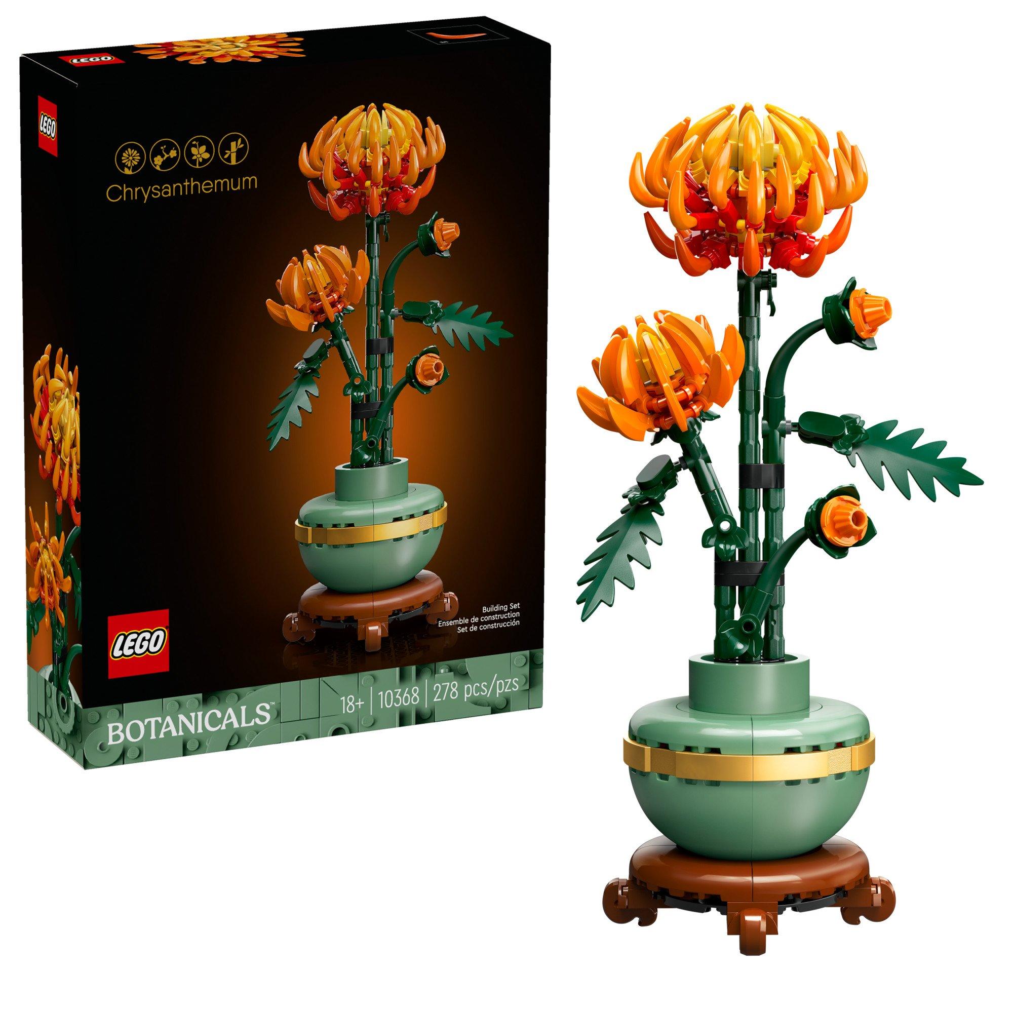 LEGO Botanicals Chrysanthemum Building Set for Home Decor 10368