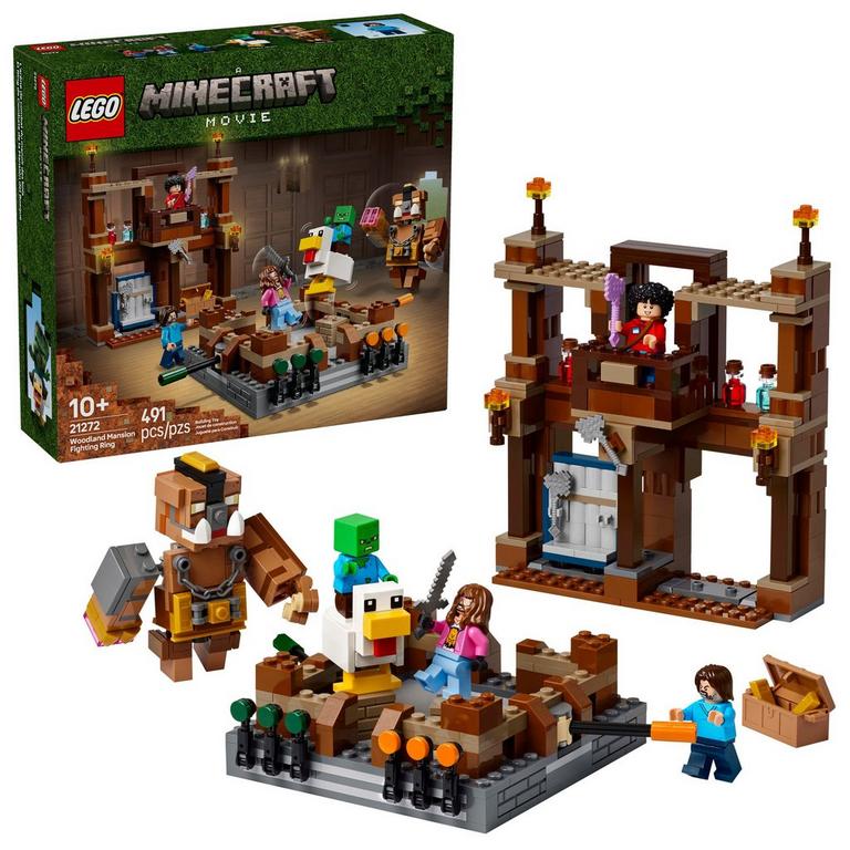 LEGO Minecraft Woodland Mansion Fighting Ring Building Playset 21272