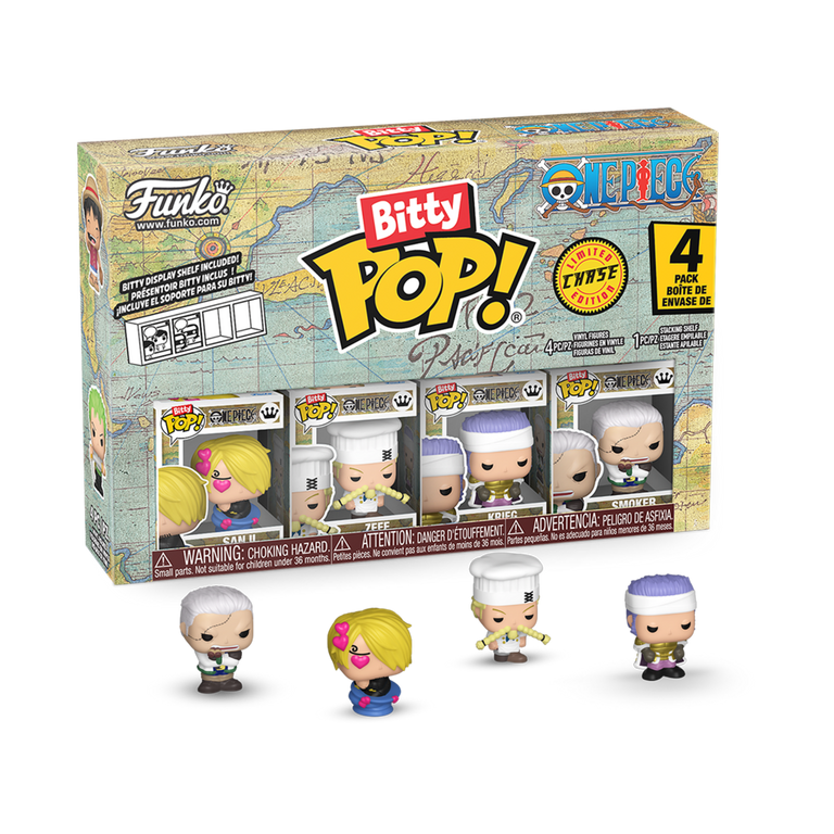 ワンピースPOP フィギュアセット Pop Animation One Piece 3.75 Inch Action Figure 4-Pack