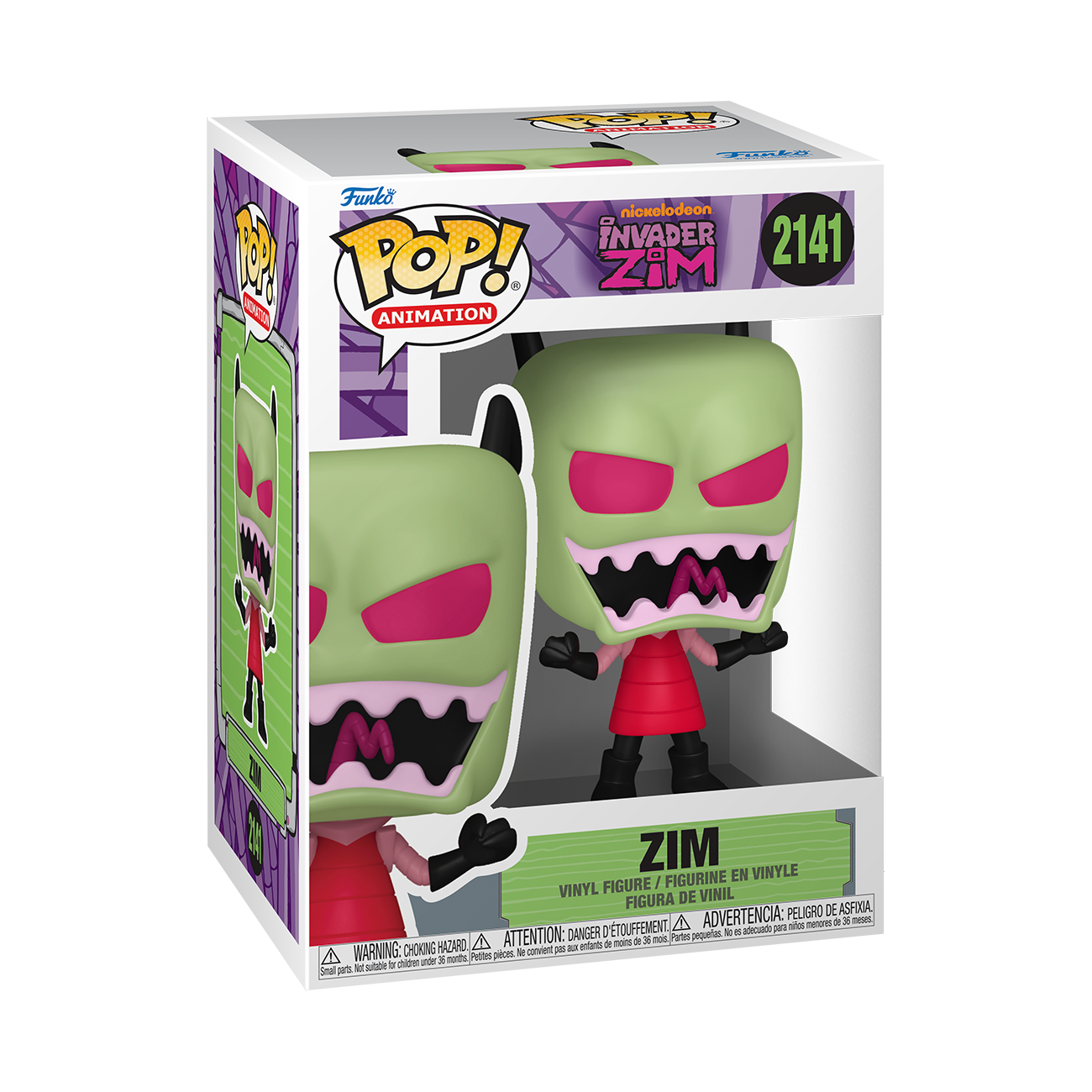 Funko POP! Animation: Invader Zim - Zim 4.2-in Vinyl Figure