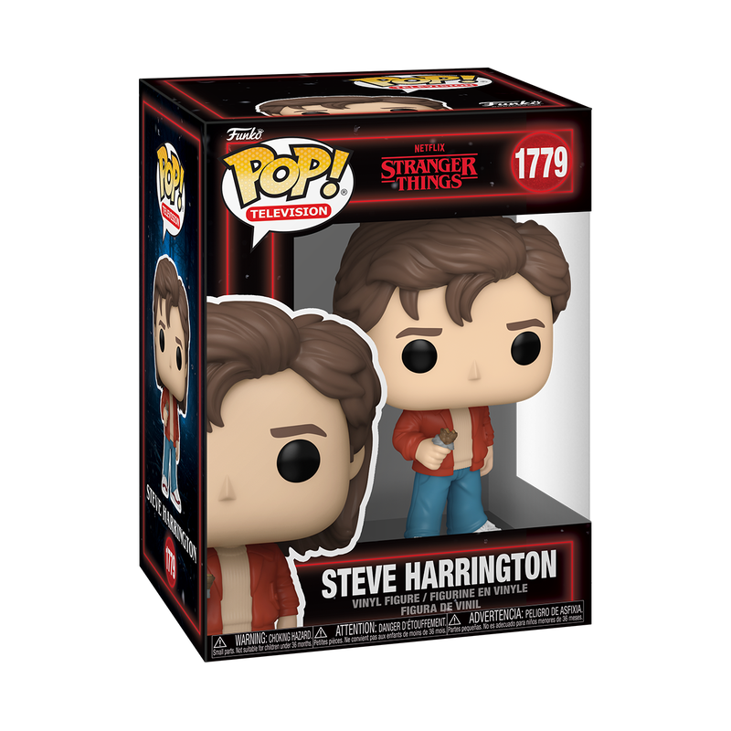Funko Pop! Steve Harrington [Stranger Things Season 4] – 9,5 Cm Vinyl-Figur Mit Schutzhülle