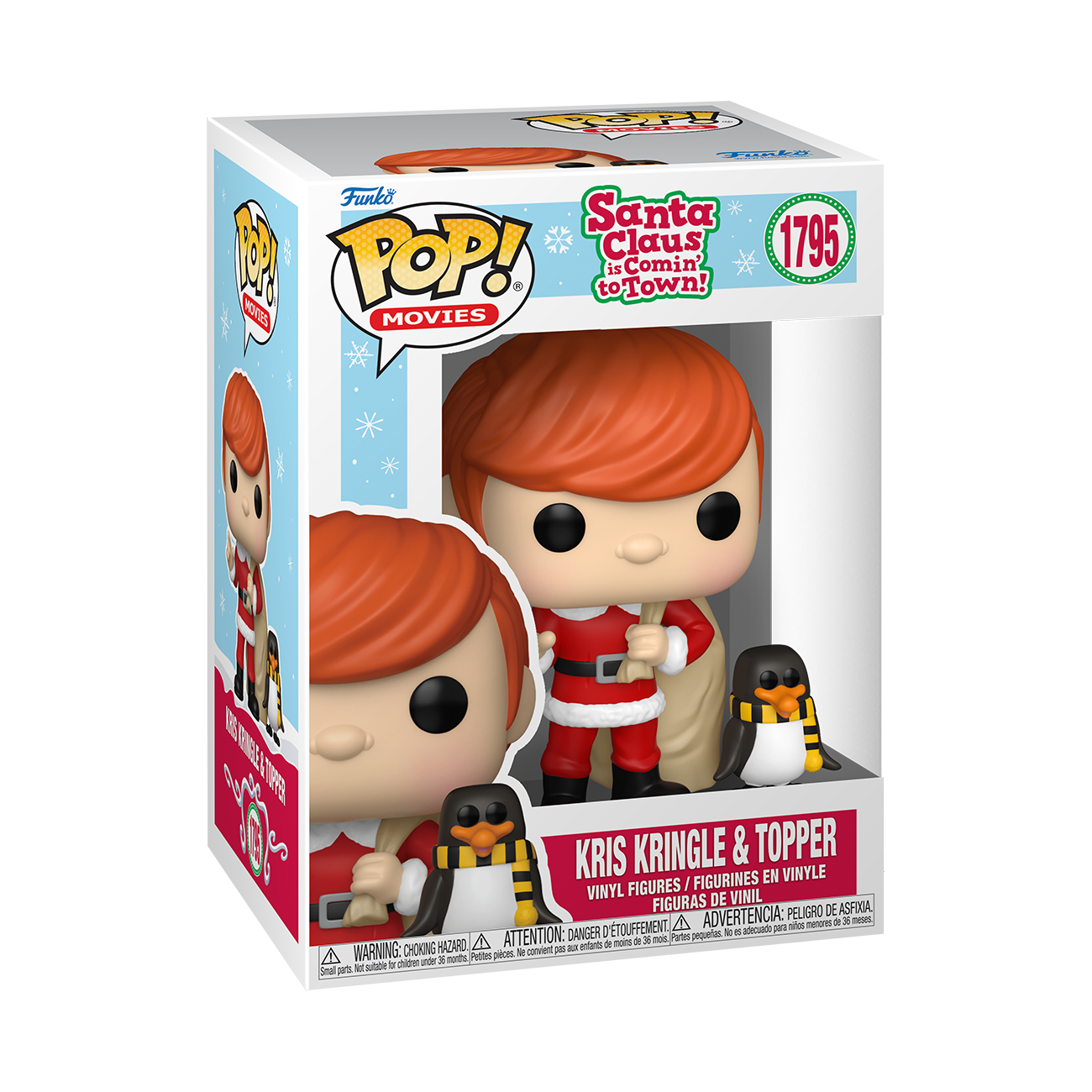 Funko POP! and Buddy: Santa Claus is Comin’ to Town Kris Kringle and Topper Vinyl Figure Set