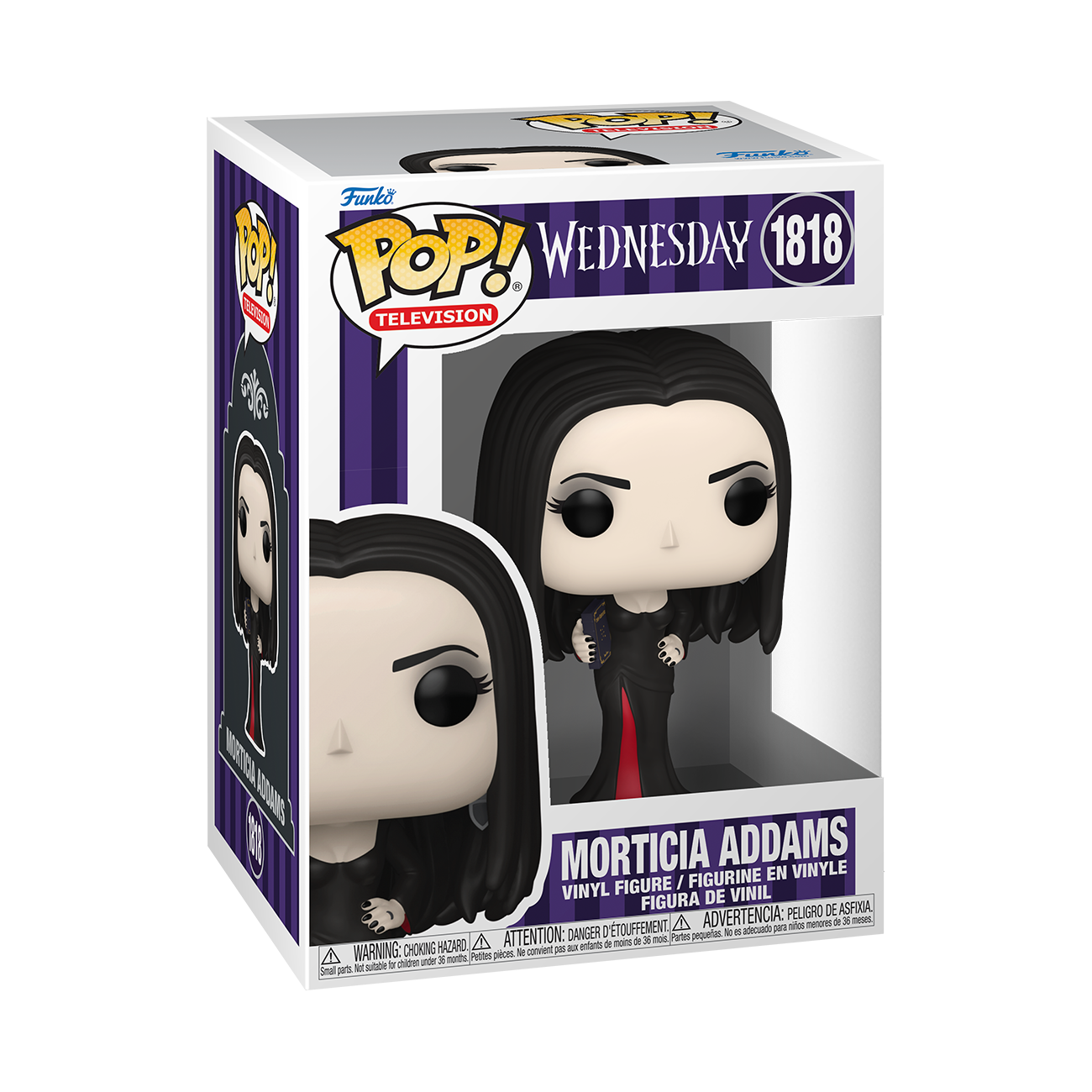Funko POP! Television: Wednesday Netflix Series Morticia Addams 3.9-in Vinyl Figure