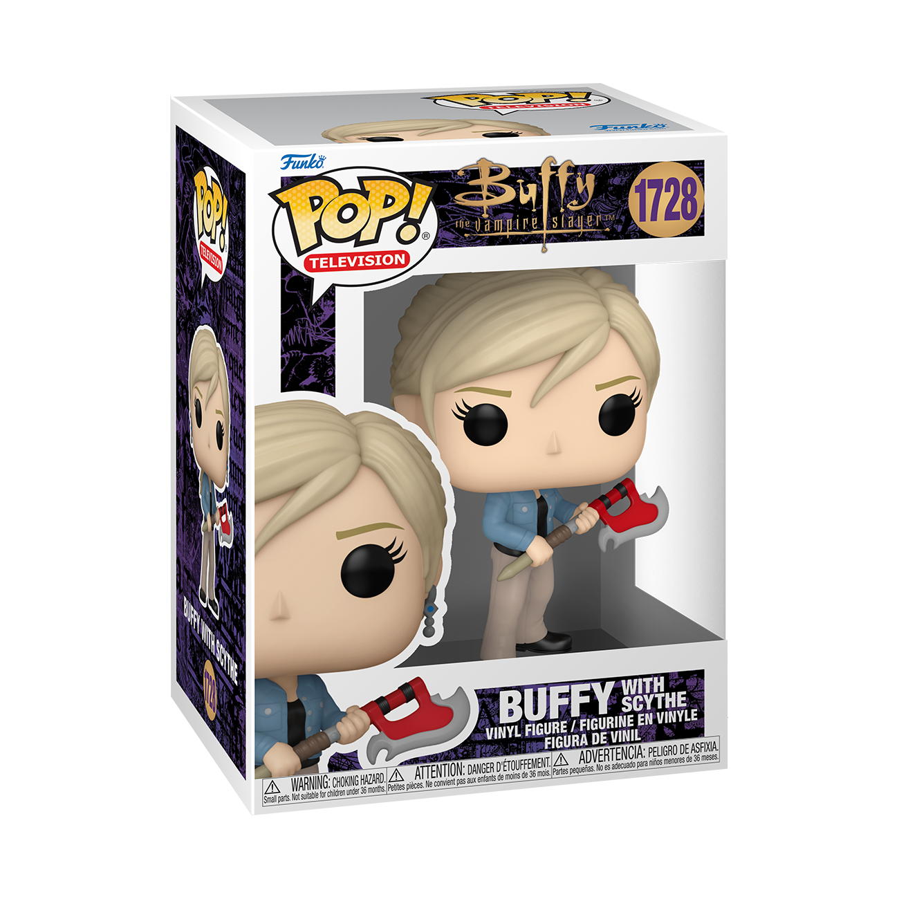 Funko POP! Television: Buffy the Vampire Slayer Buffy with Scythe 4-in Vinyl Figure