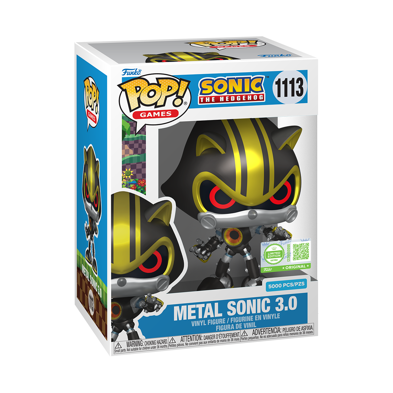 Funko POP! Games: Sonic The Hedgehog Metal Sonic 3.0 4.2-in Vinyl Figure GameStop Exclusive