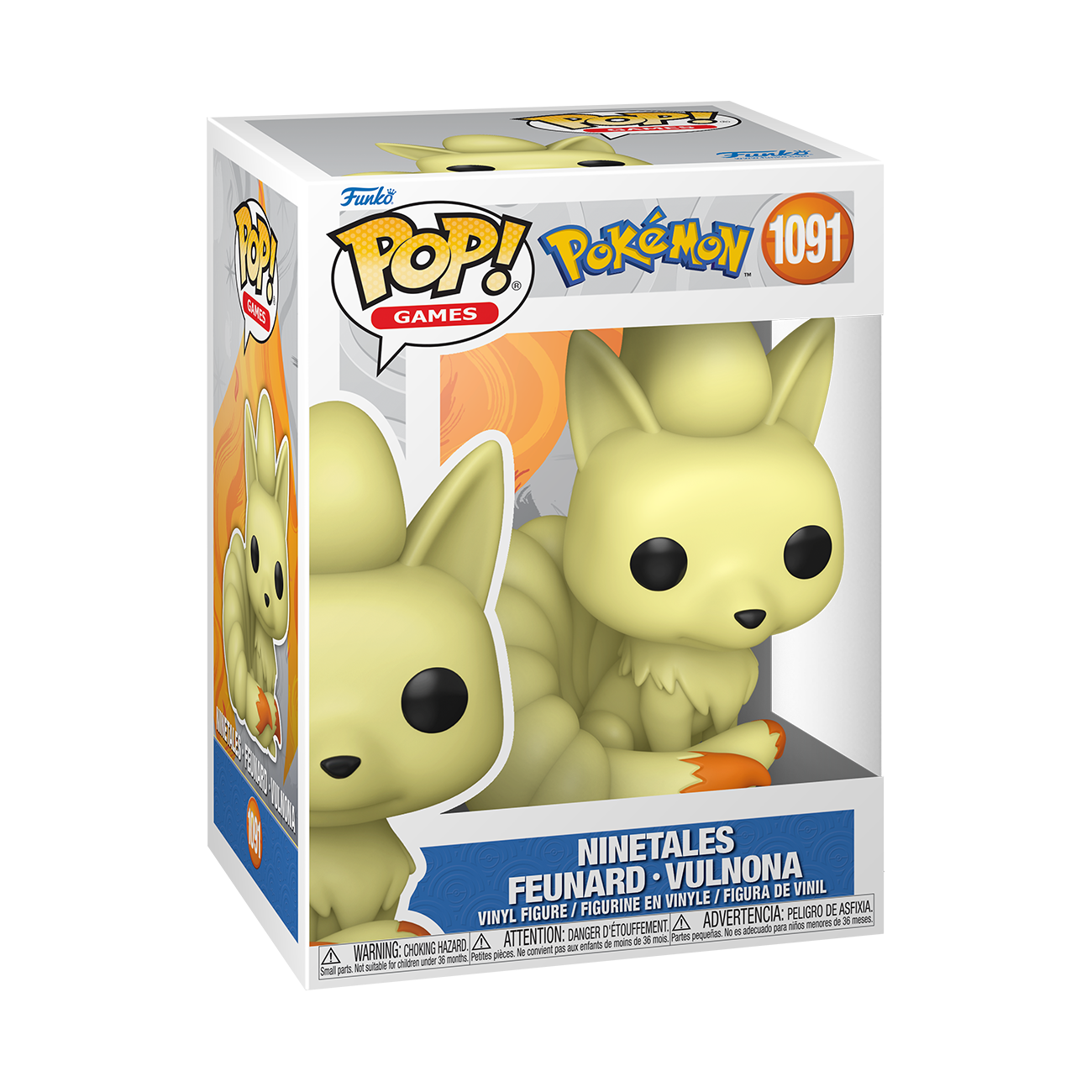Funko POP! Games: Pokemon Ninetales 3.9-in Vinyl Figure