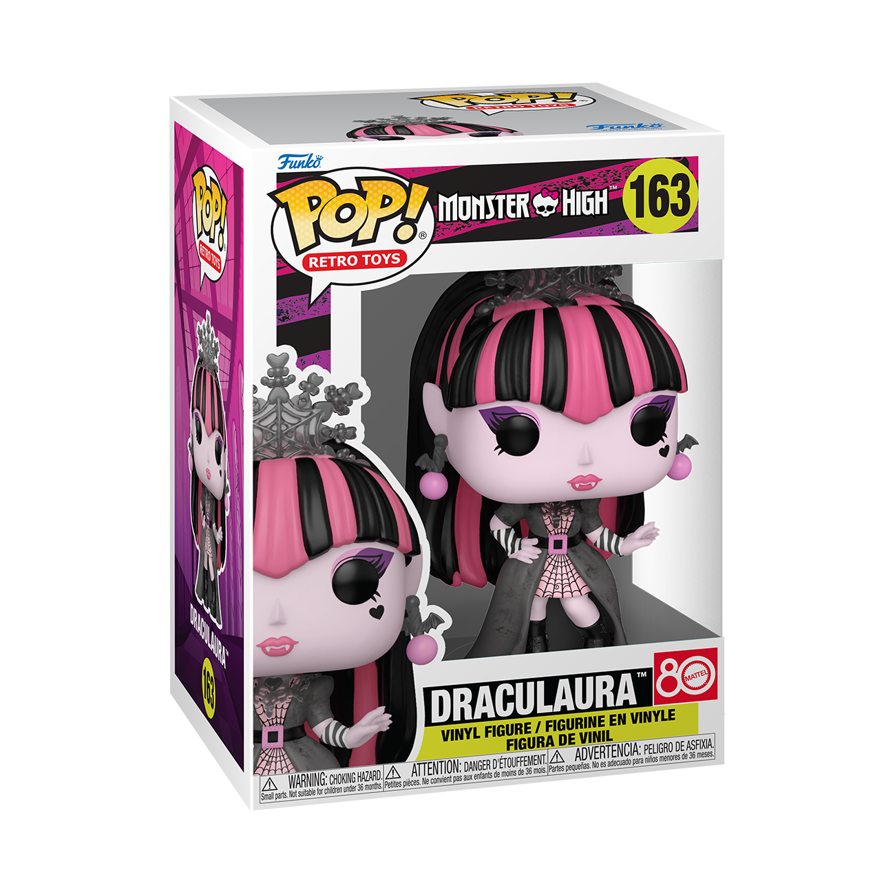 Funko POP! Retro Toys: Monster High Draculaura 4.8-in Vinyl Figure