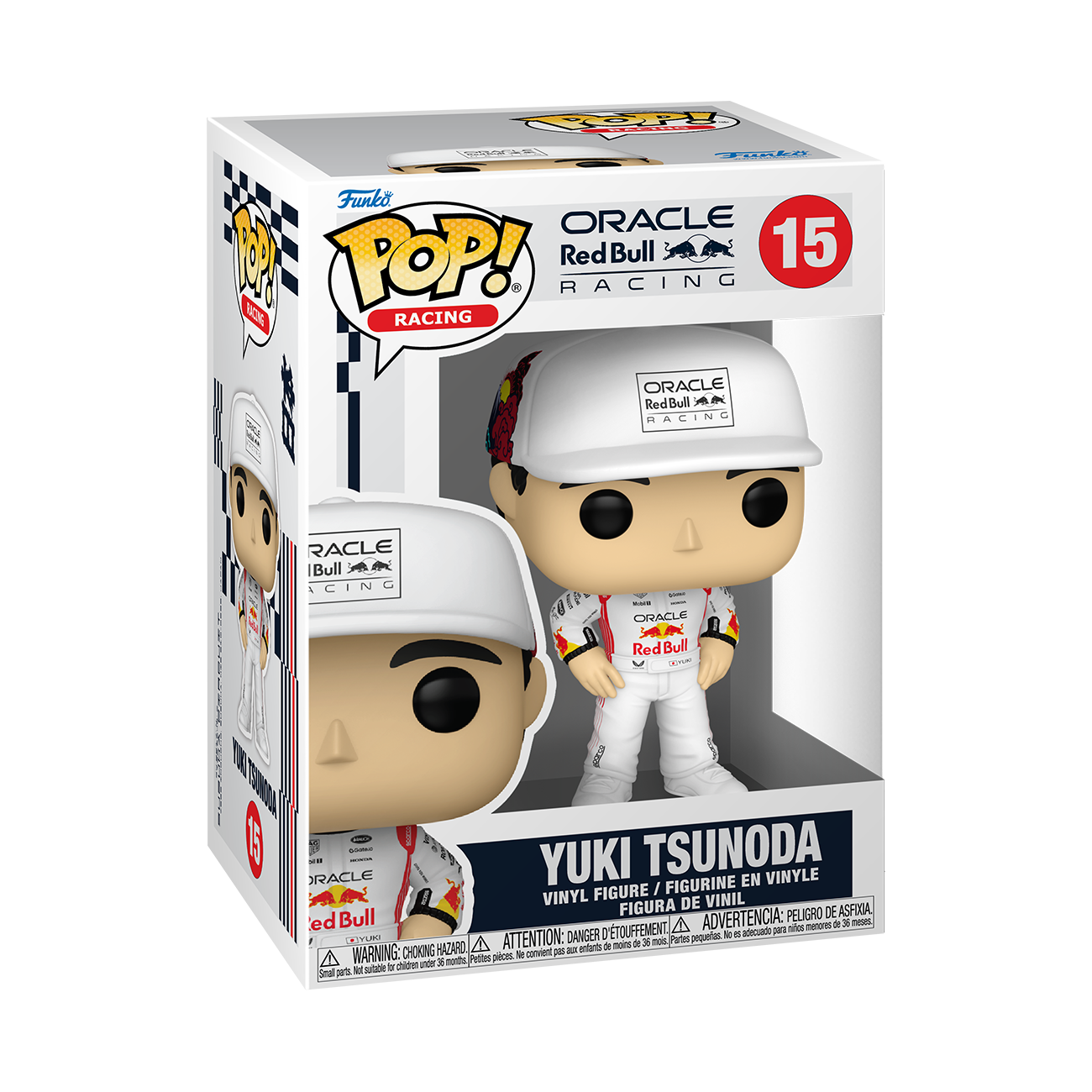Funko POP! Racing: Yuki Tsunoda (with Helmet) 4-in Vinyl Figure