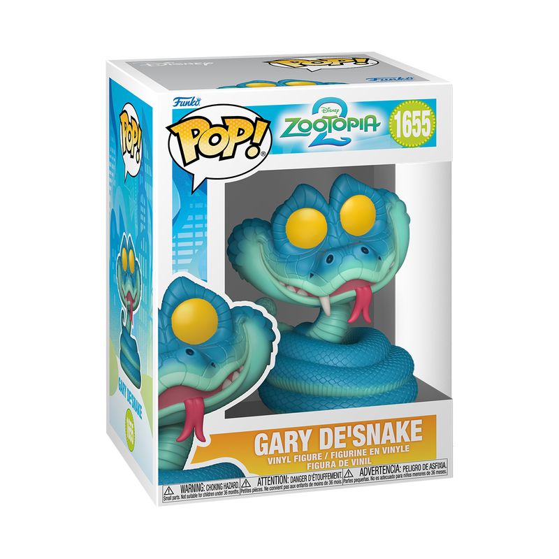 Funko POP! Disney: Zootopia 2 Gary De’Snake 3.7-in Vinyl Figure