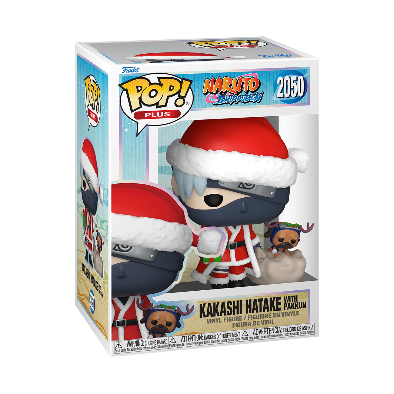 Funko POP! Plus: Naruto: Shippuden Kakashi Hatake with Pakkun 4.2-in Vinyl Figure