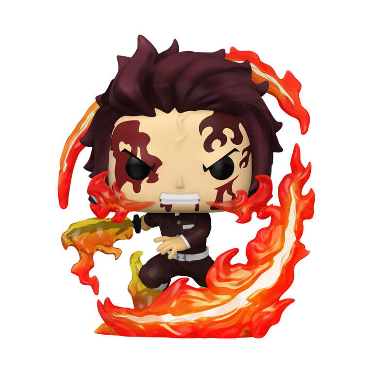 Funko POP! Plus: Demon Slayer: Kimetsu no Yaiba Tanjiro Kamado (Dancing Flash) 4.6-in Vinyl Figure