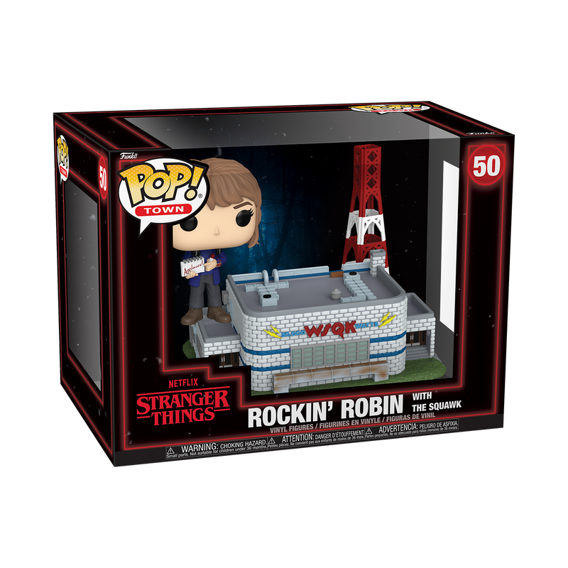 Funko POP! Town: Stranger Things Rockin’ Robin with the Squawk Vinyl Figure Set