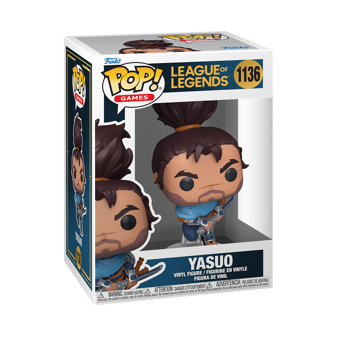 Funko POP! Games: League of Legends Yasuo 5.5-in Vinyl Figure