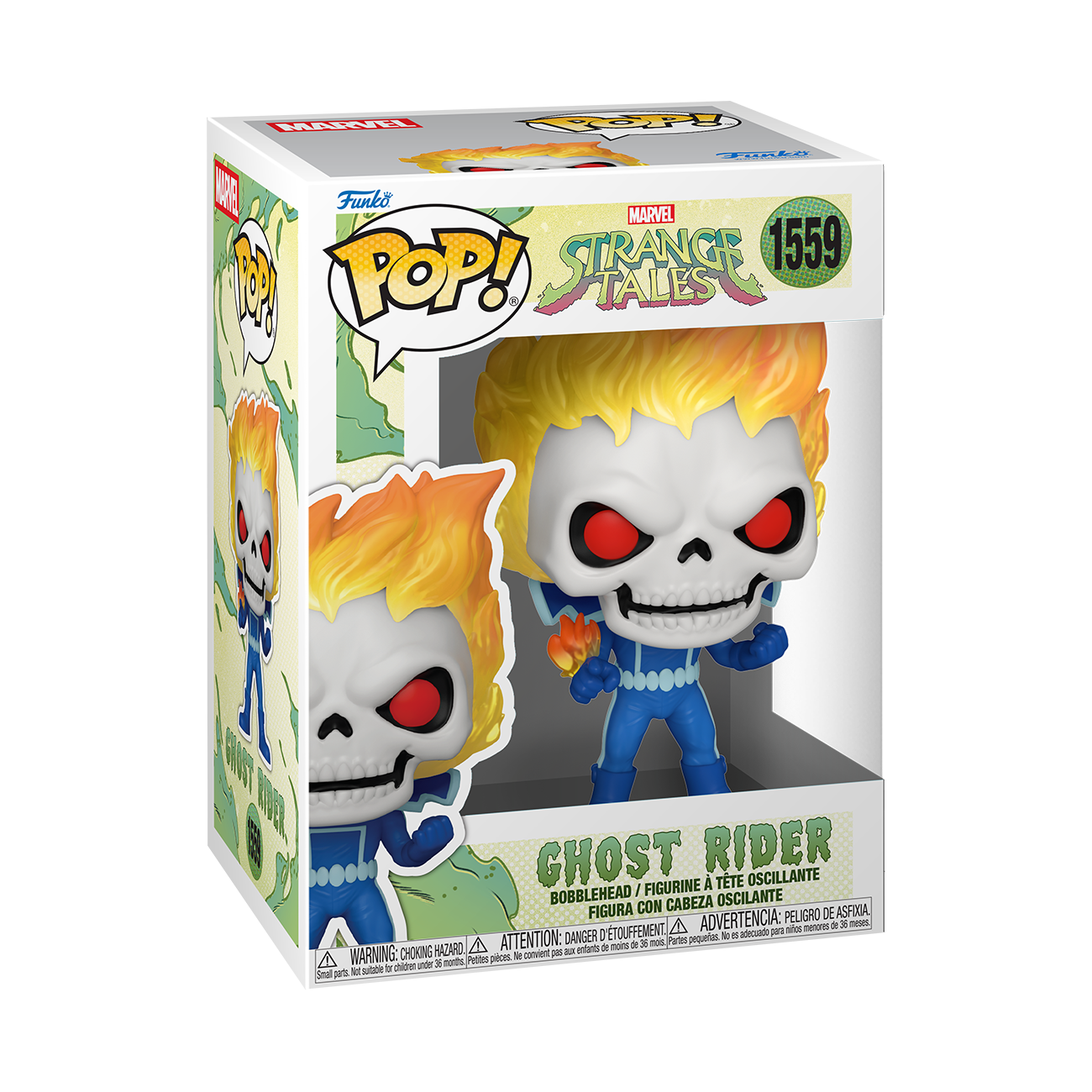 Funko POP! Marvel: Strange Tales Ghost Rider 4.6-in Vinyl Bobblehead Figure