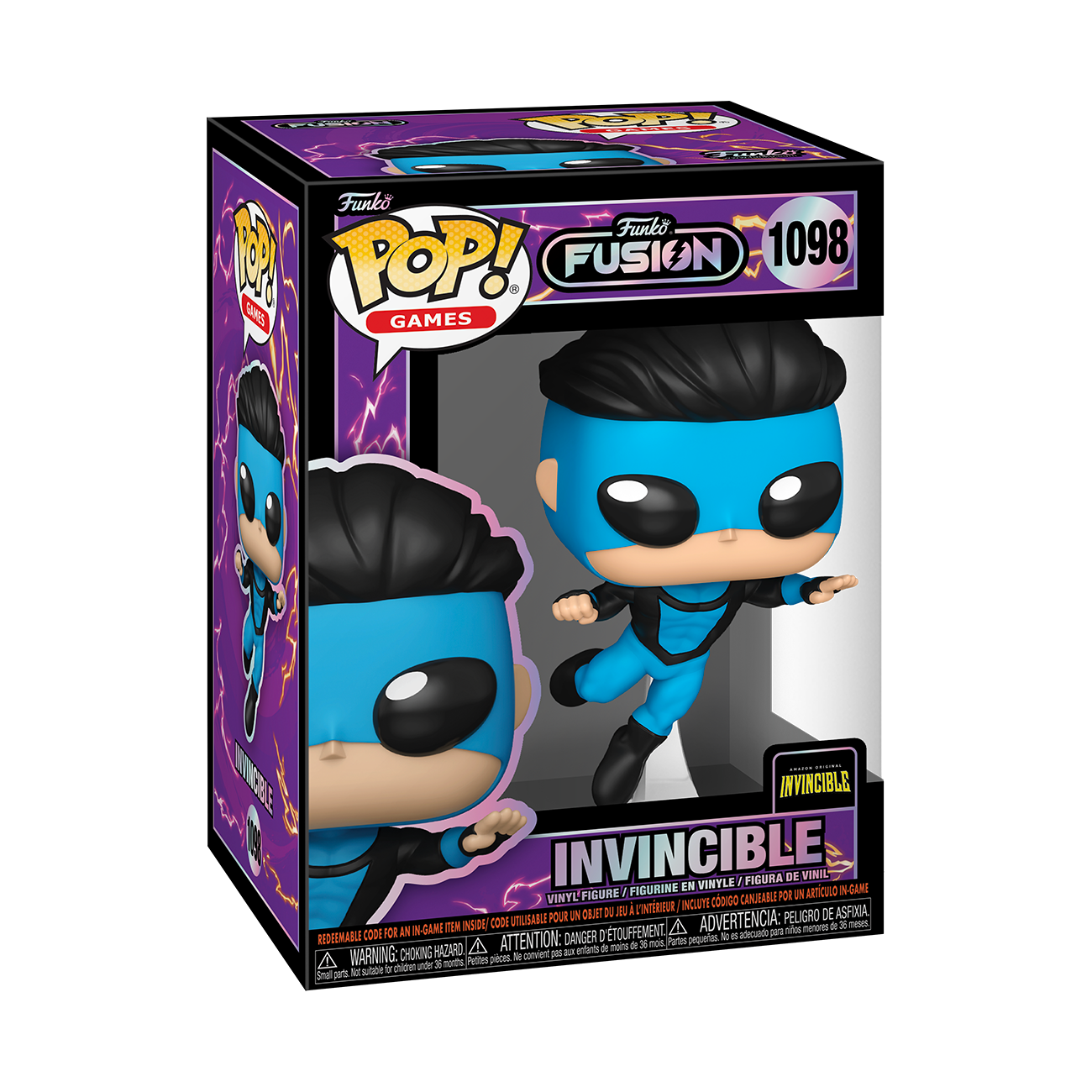 Funko POP! Television: Funko Fusion Invincible - Invincible (or Chase) 4.5-in Vinyl Figure