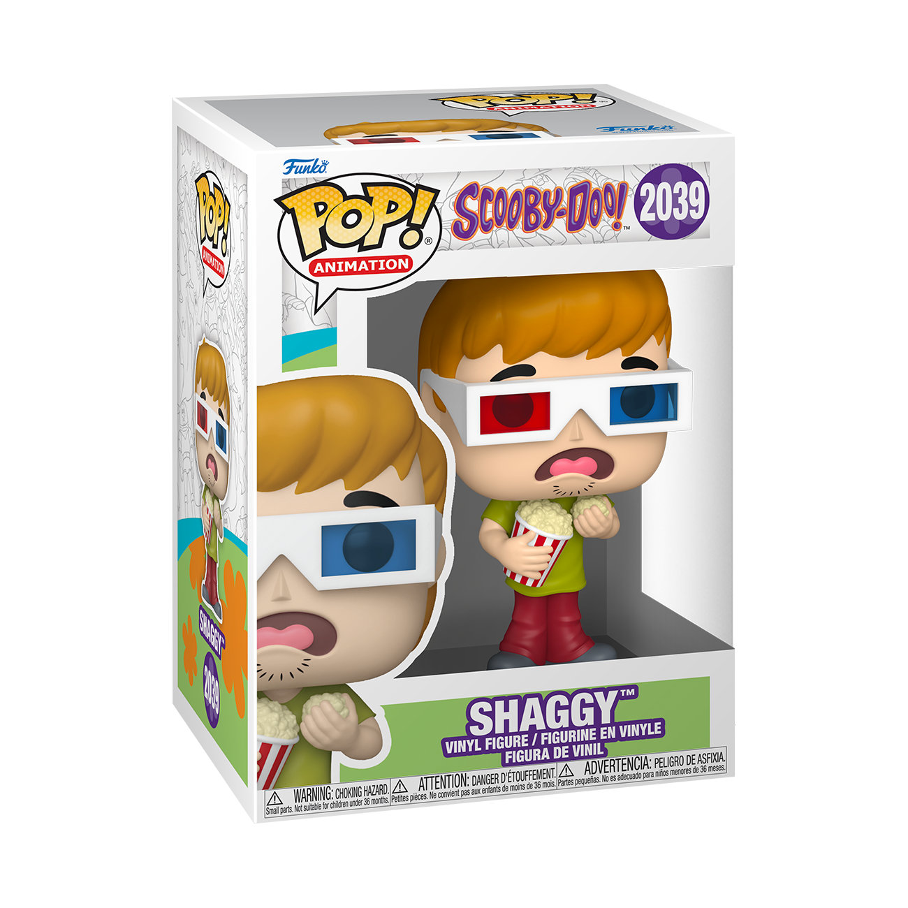 Funko POP! Animation: Scooby Doo Shaggy 4.4-in Vinyl Figure