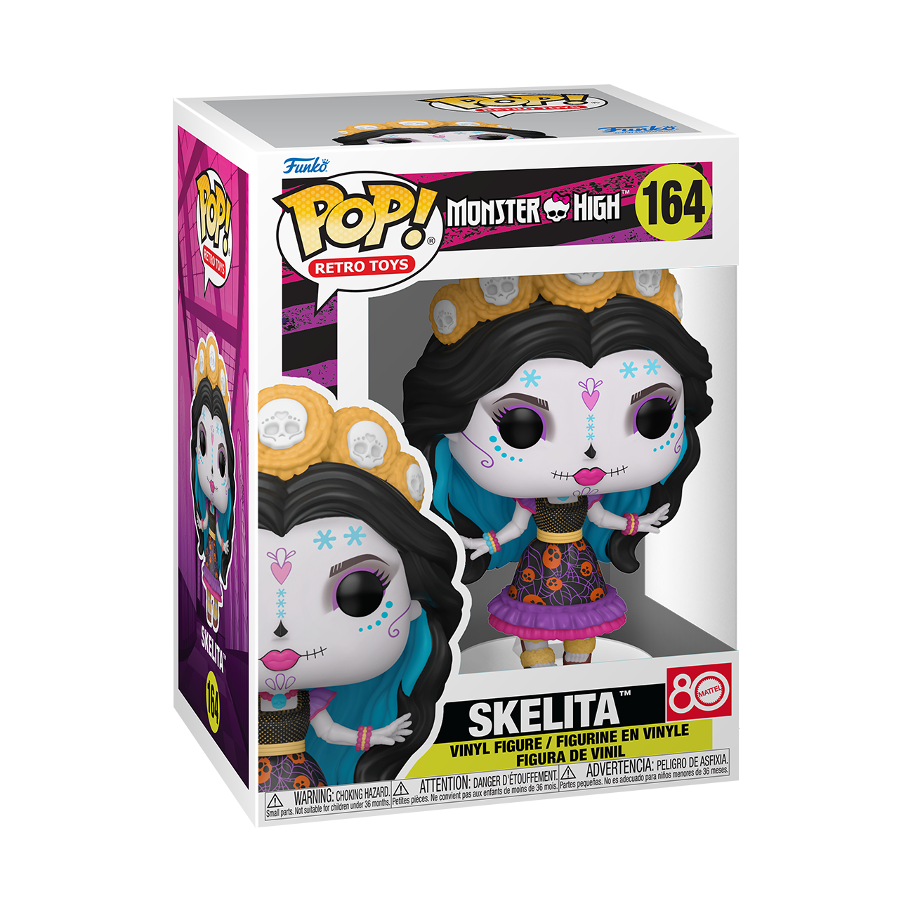 Funko POP! Retro Toys: Monster High Skelita 4.6-in Vinyl Figure