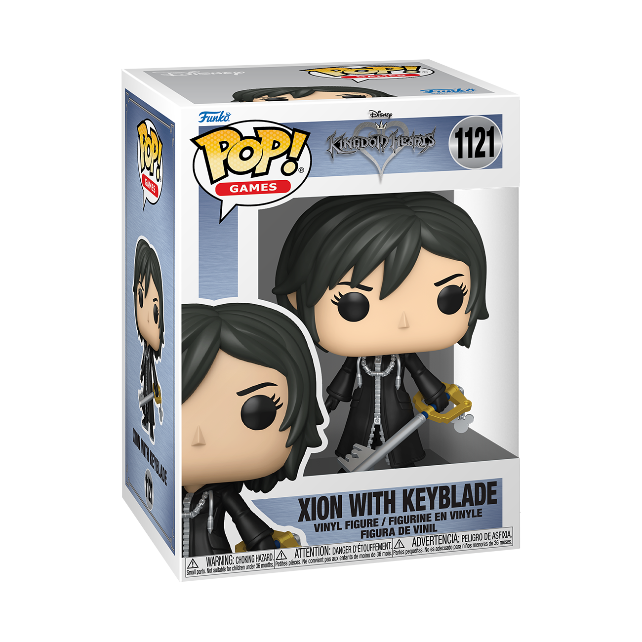 Funko POP! Games: Kingdom Hearts Xion with Keyblade 3.9-in Vinyl Figure