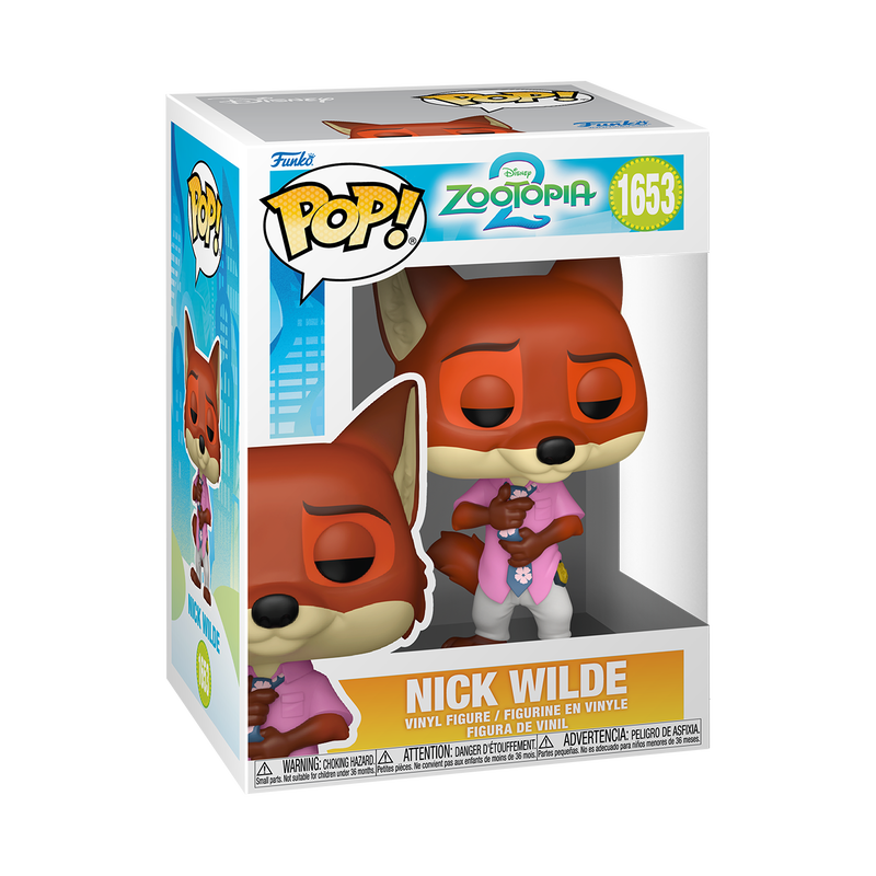 Funko POP! Disney: Zootopia 2 Nick Wilde 4.3-in Vinyl Figure