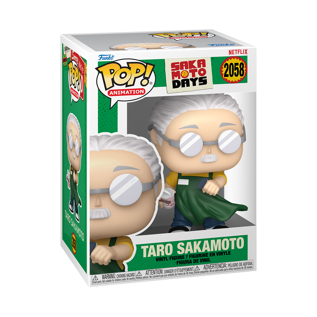 Funko POP! Animation: Sakamoto Days Taro Sakamoto (or Chase) 4-in Vinyl Figure