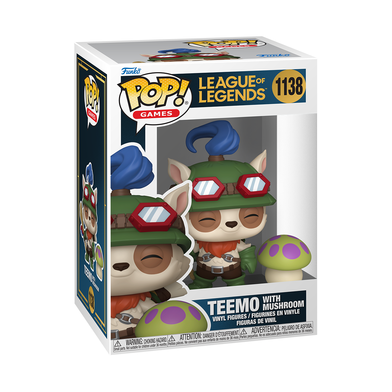 Funko POP! and Buddy: League of Legends Teemo with Mushroom Set