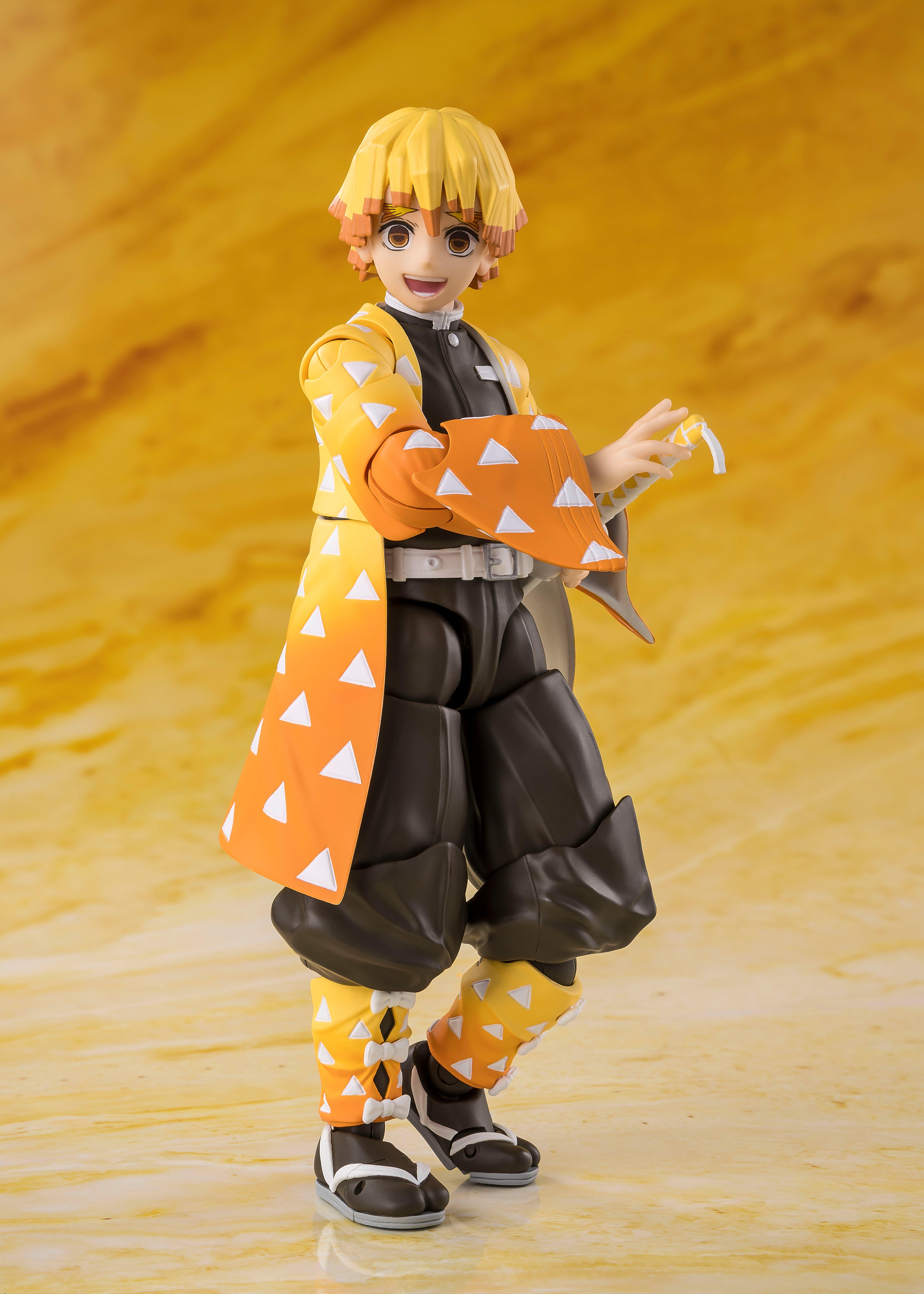Bandai Demon Slayer: Kimetsu no Yaiba S.H. Figuarts Tamashii Nations Zenitsu Agatsuma Figure