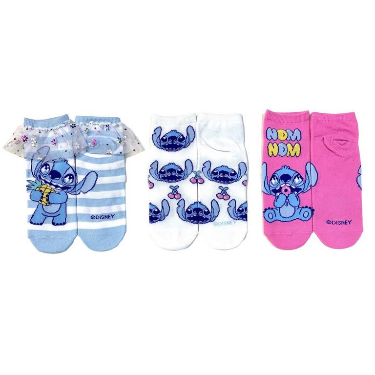Disney Lilo and Stitch Socks with Tulle Trim 3-Pack GameStop Exclusive