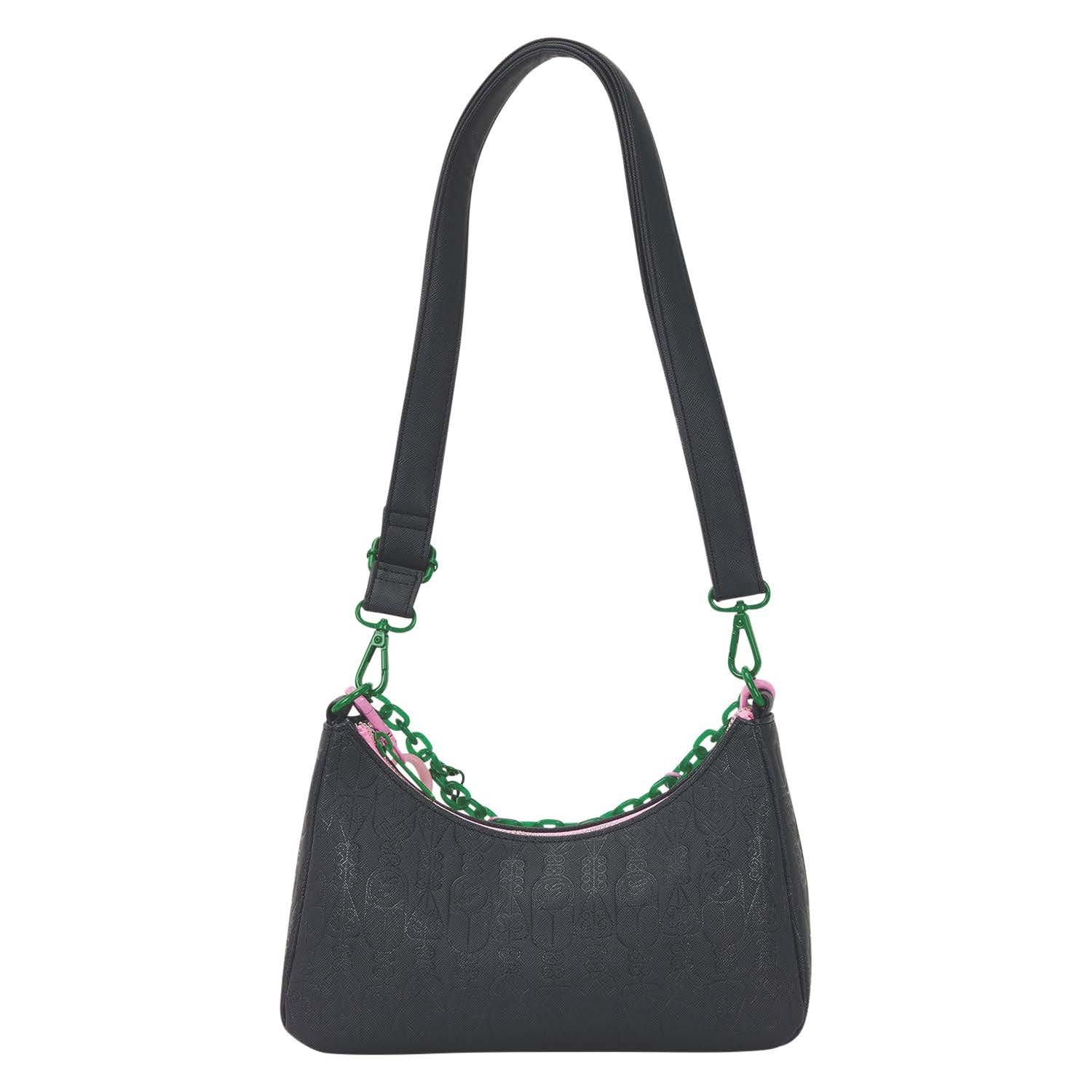 Loungefly Wicked: For Good Glinda and Elphaba Crossbody Bag with Charms