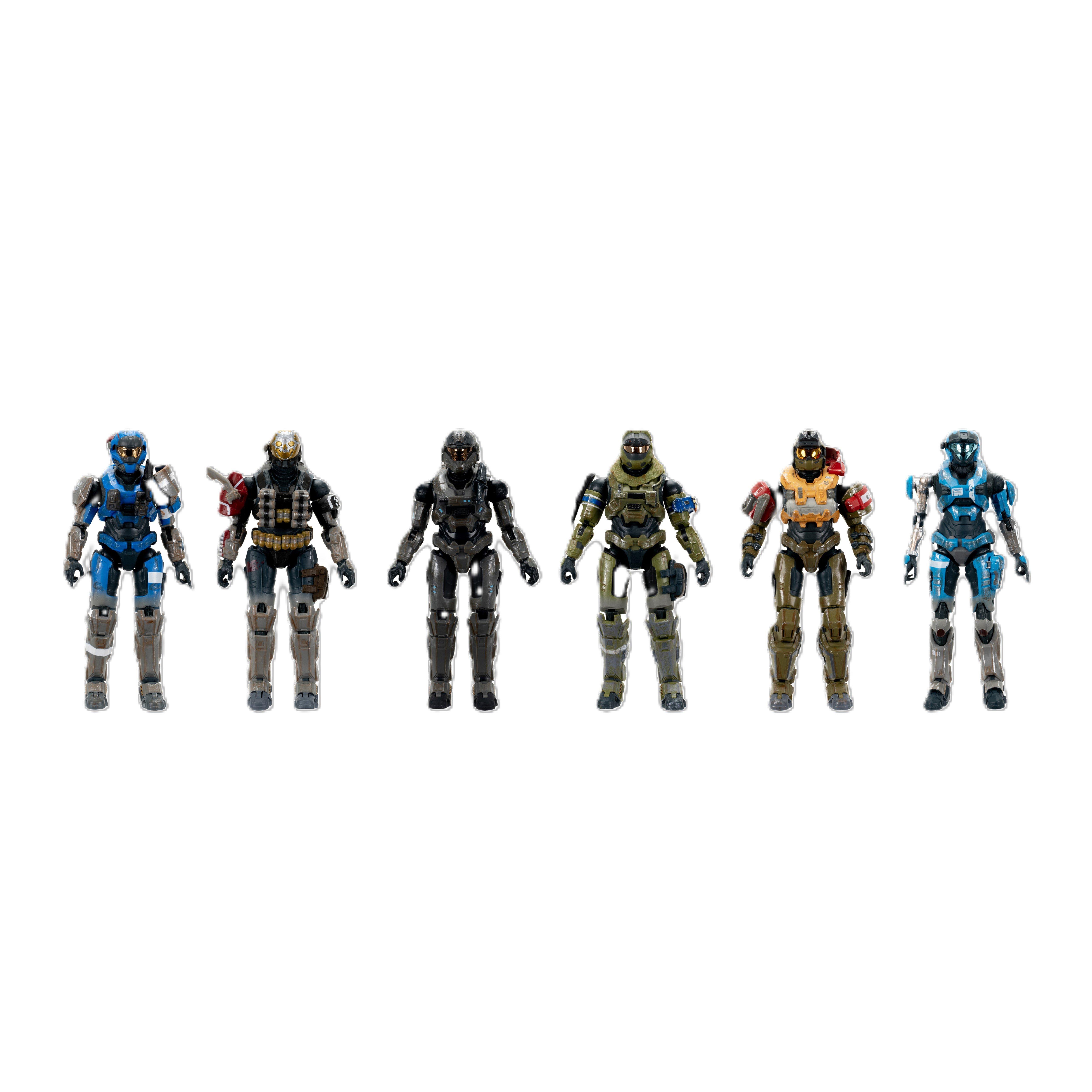 Jazwares Halo Reach The Spartan Collection Noble Team 6-Pack Figure Set