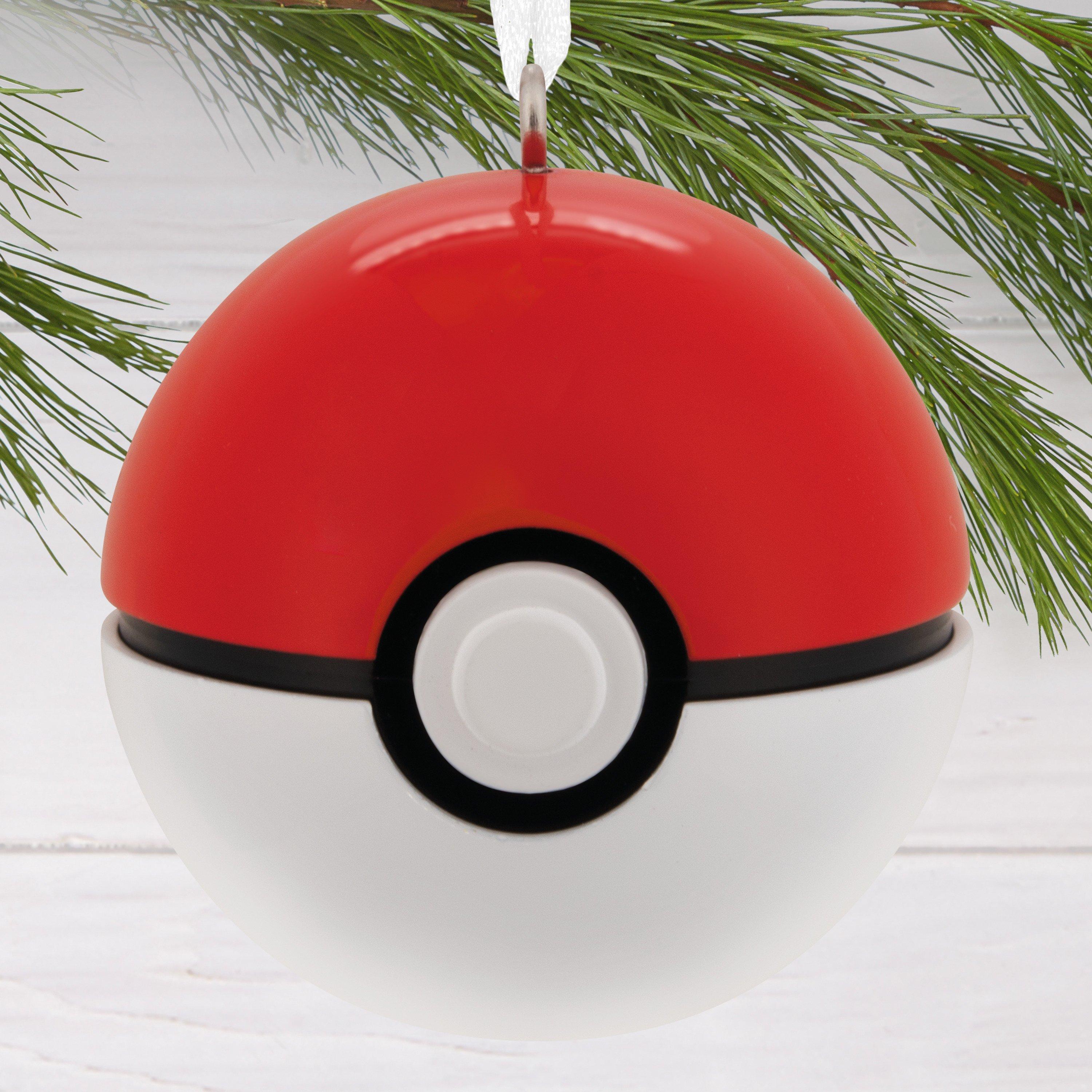 Hallmark Pokemon Poke Ball (Red and White) Christmas Ornament