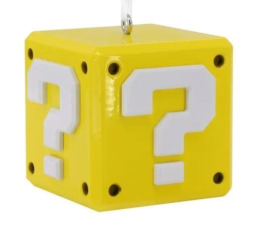 Hallmark Super Mario Premium Metal Question Box Ornament