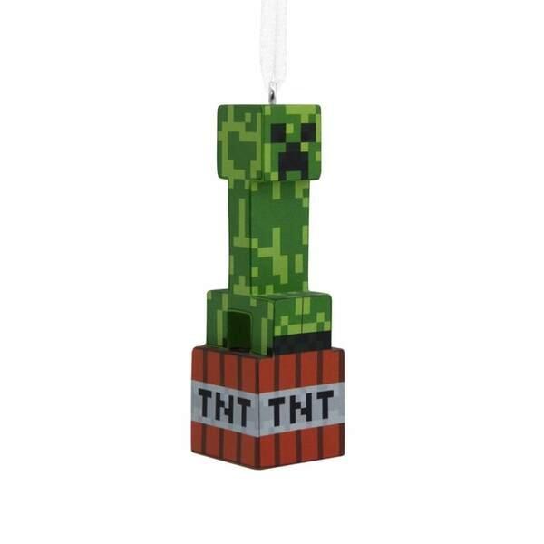 Hallmark Minecraft TNT Creeper Christmas Ornament