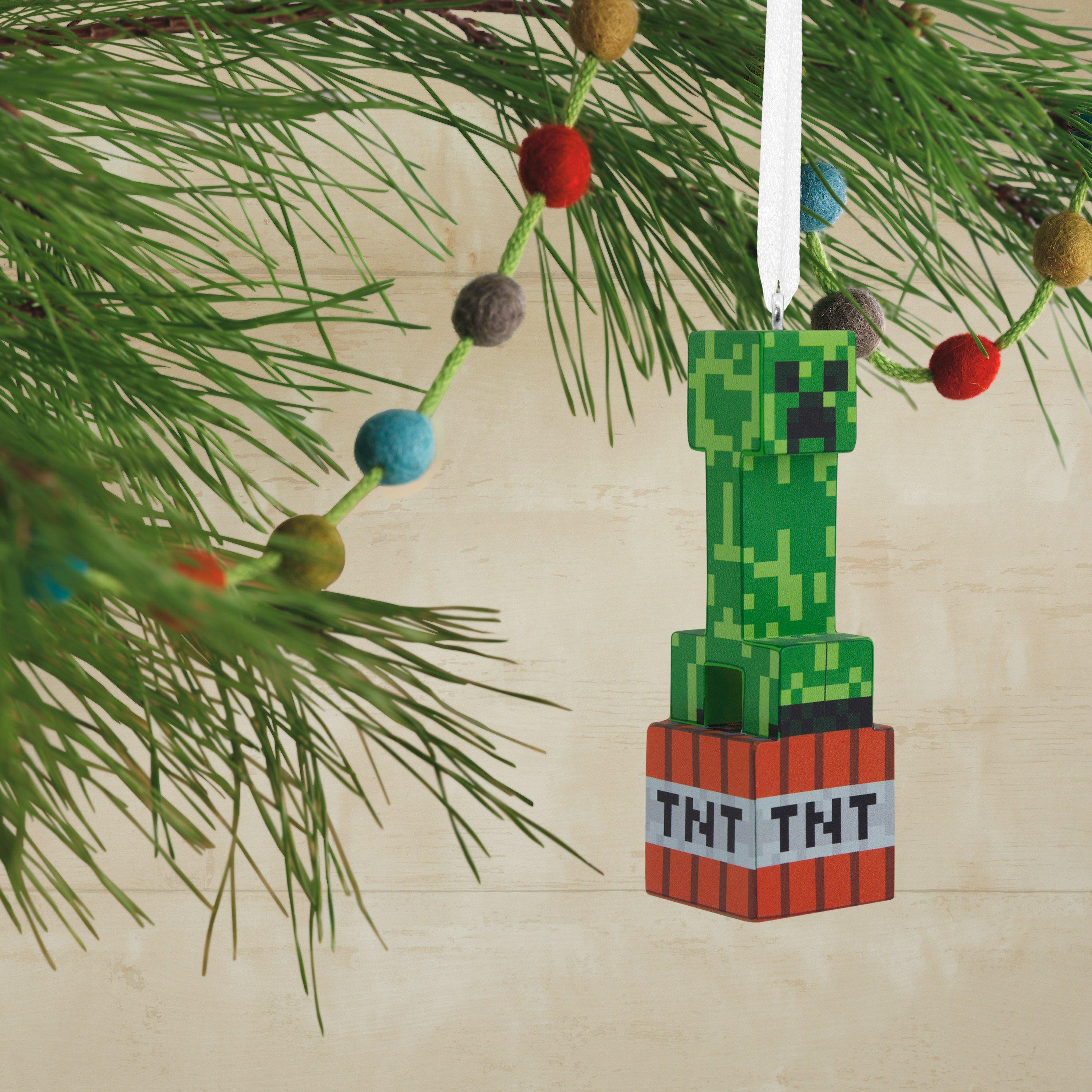 Hallmark Minecraft TNT Creeper Christmas Ornament